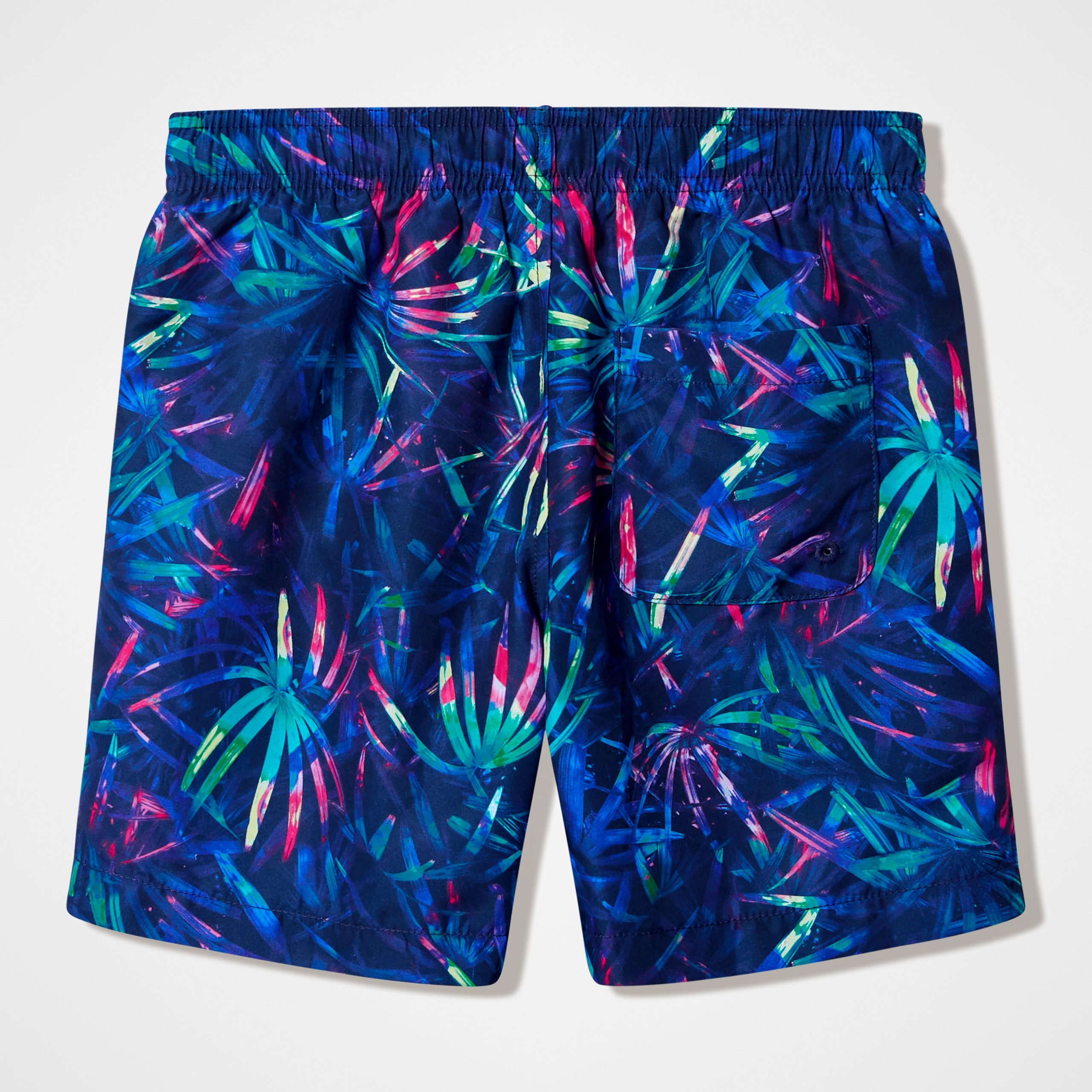 Boys Printed Swim Shorts Navy - Image 2