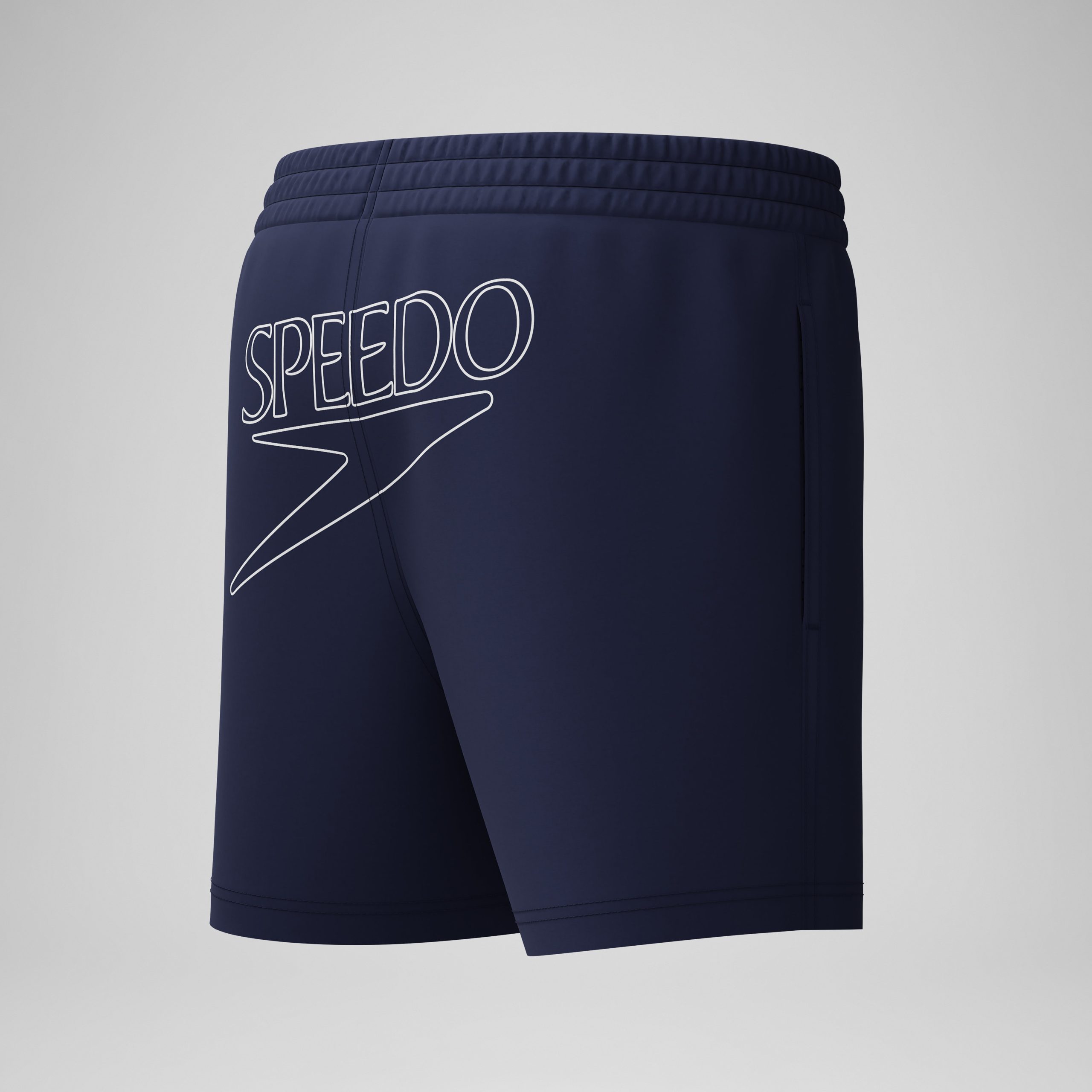 Boys Classic Logo Swim Shorts Navy - Image 4