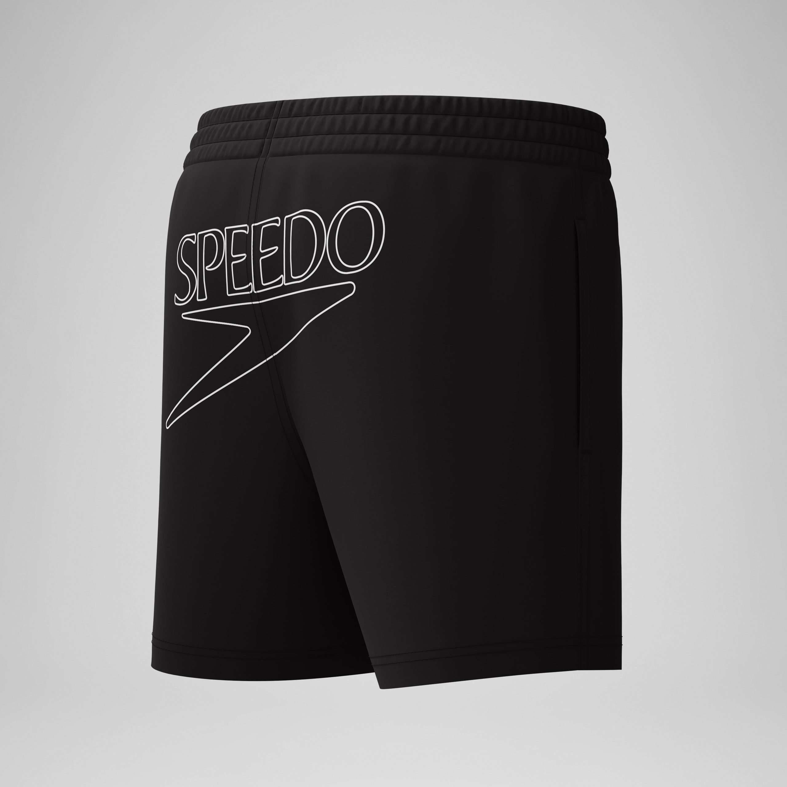 Boys Classic Logo Swim Shorts Black - Image 4