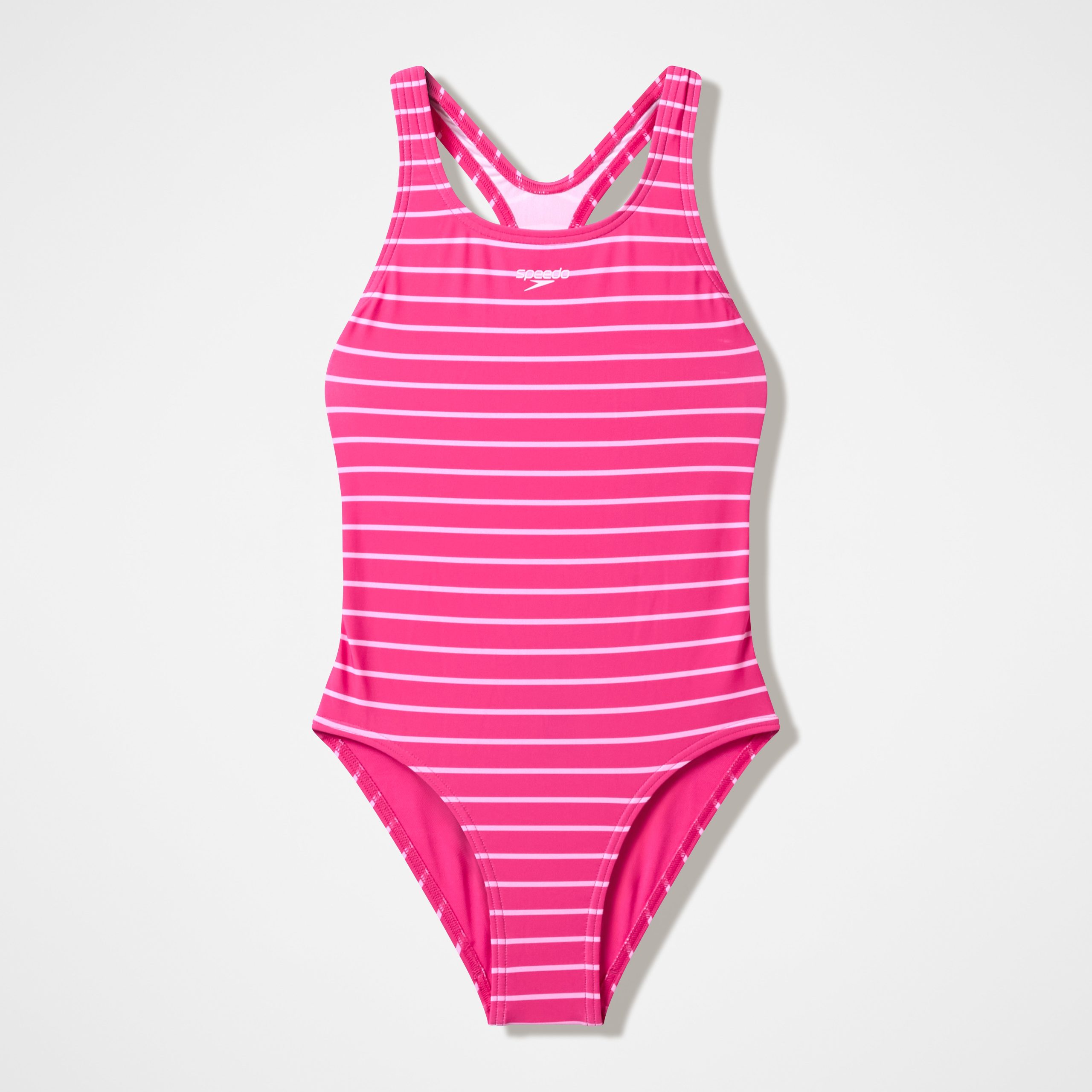 Girls Medalist Printed Swimsuit Pink