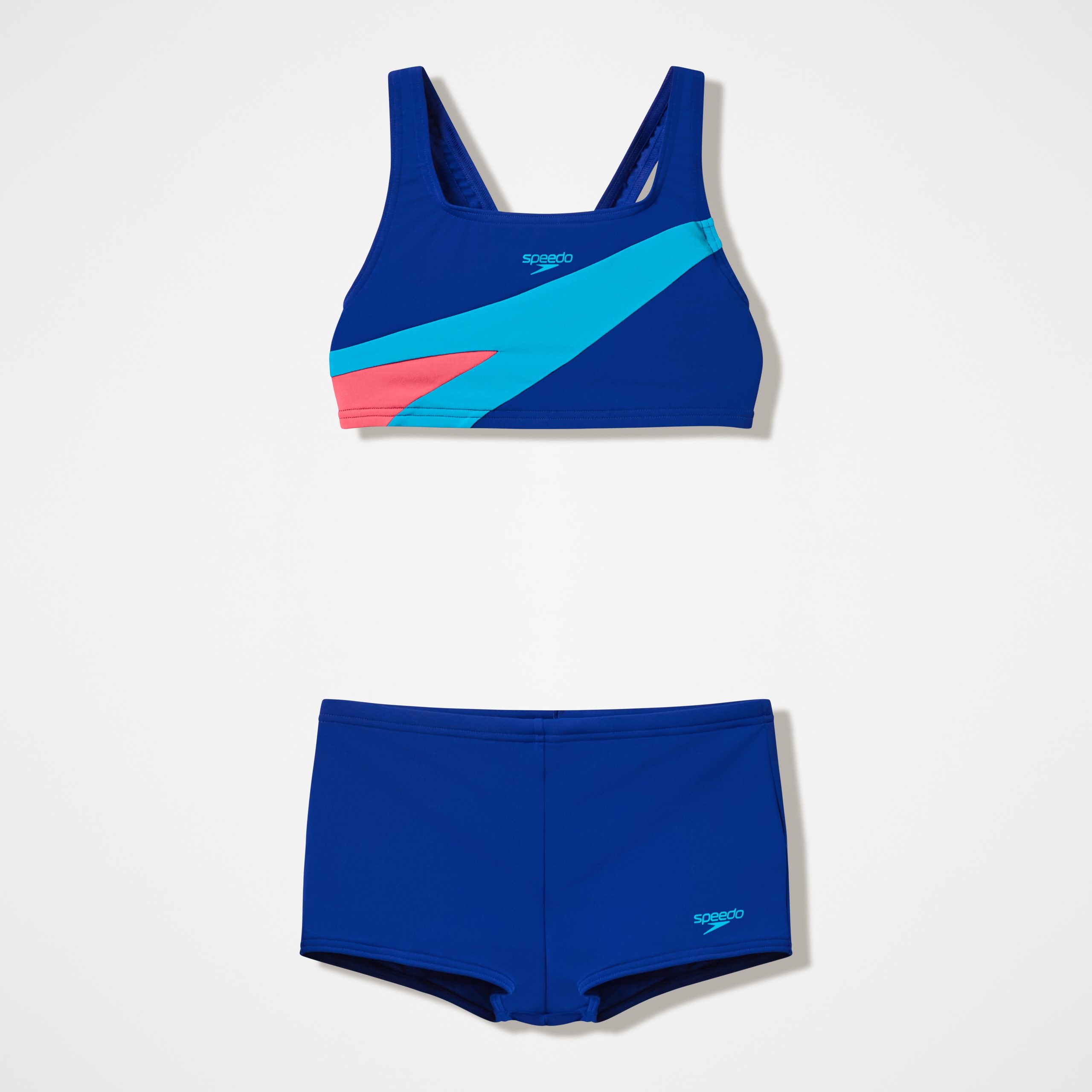 Girls Hyperboom Butterfly Back Two Piece Navy/Teal