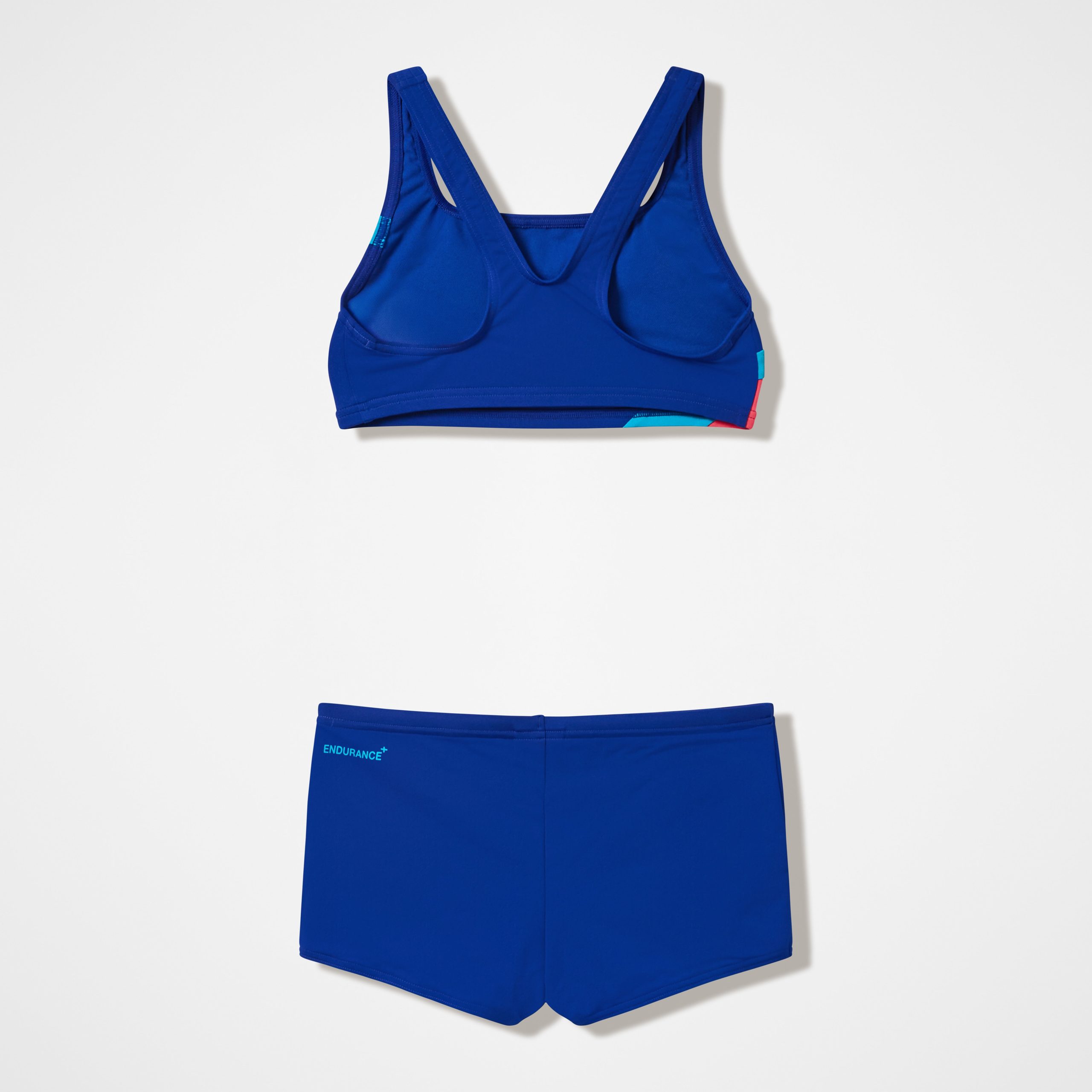 Girls Hyperboom Butterfly Back Two Piece Navy/Teal - Image 2