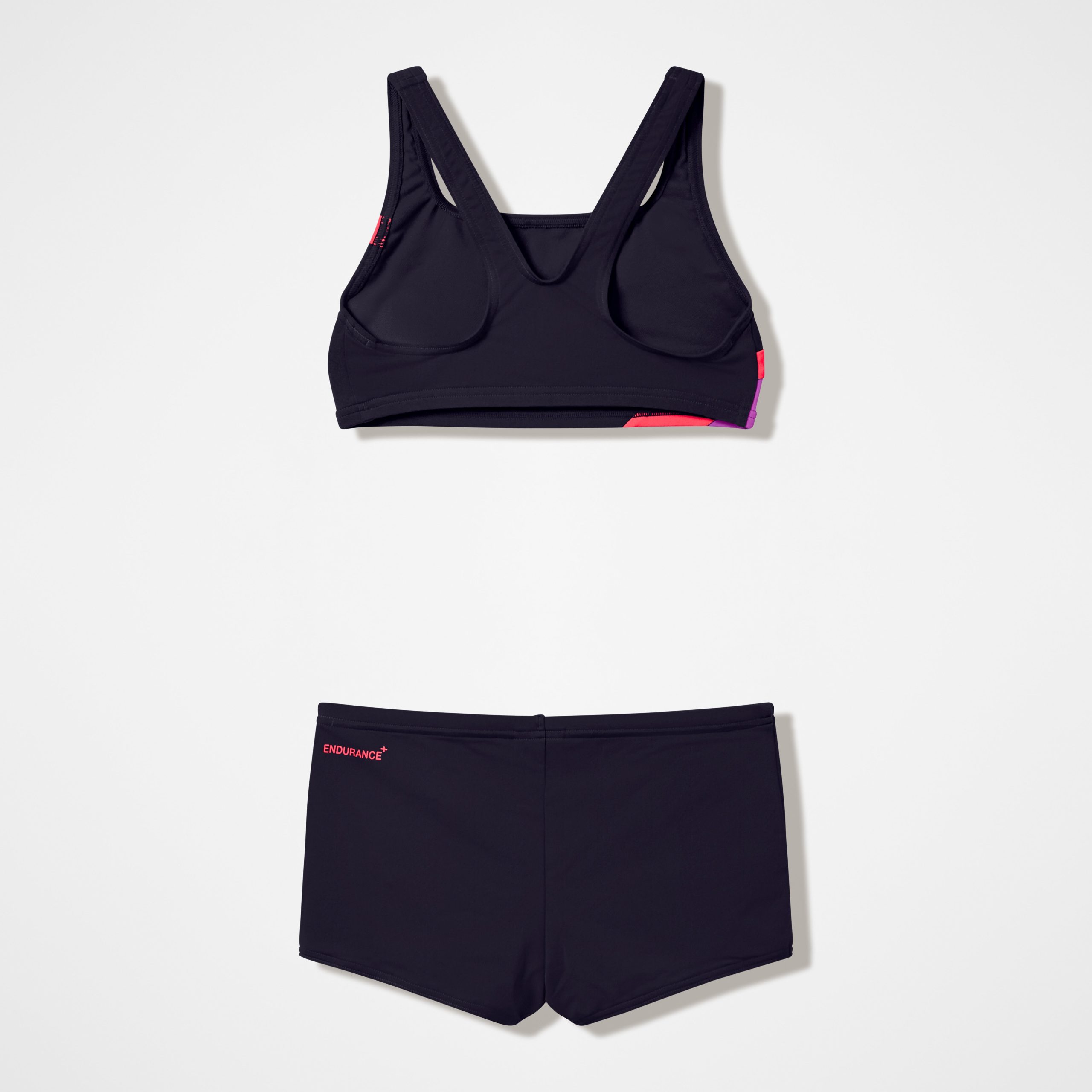 Girls Hyperboom Butterfly Back Two Piece Black/Red - Image 2