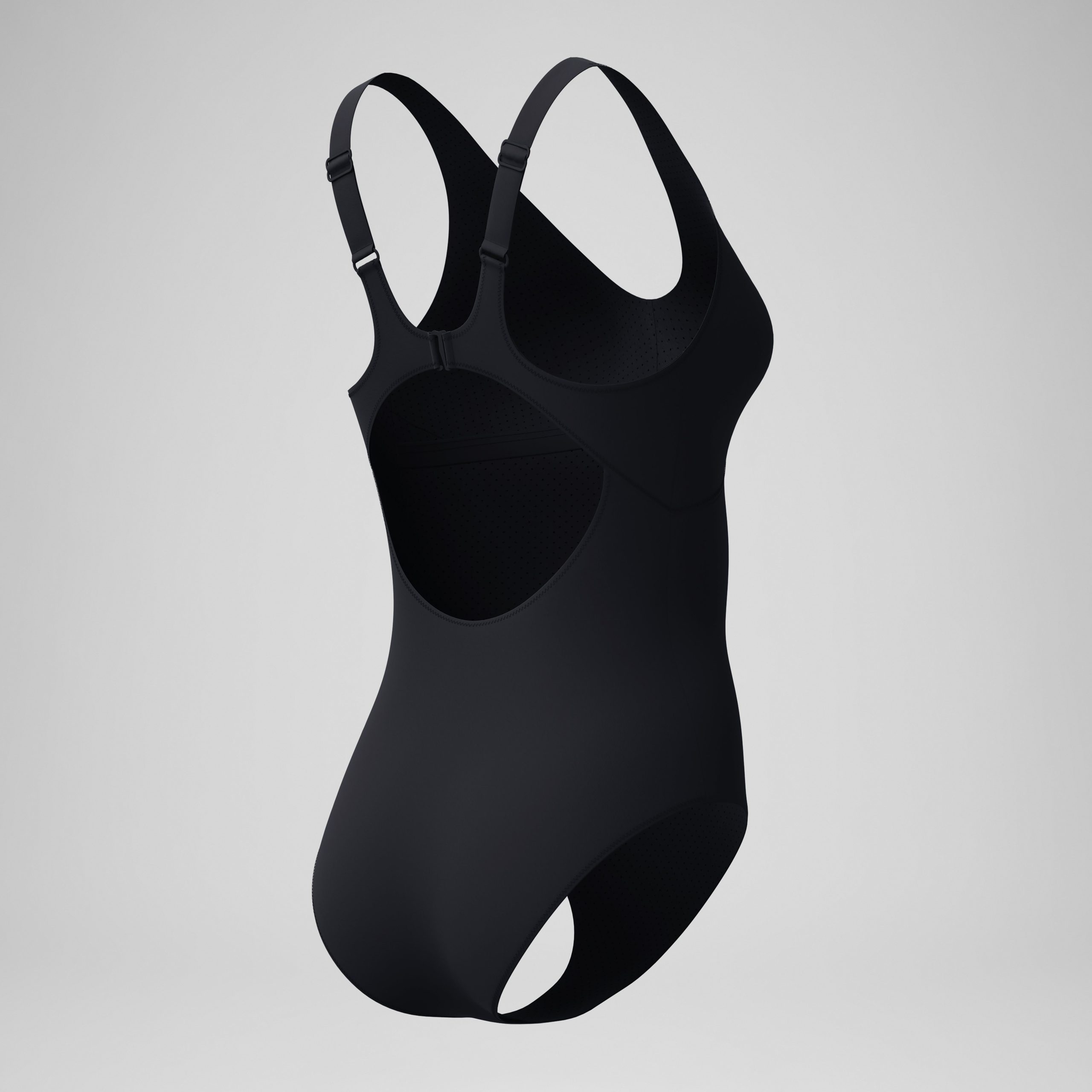 Women's Sculpture Butterfly Back One Piece Black - Image 7