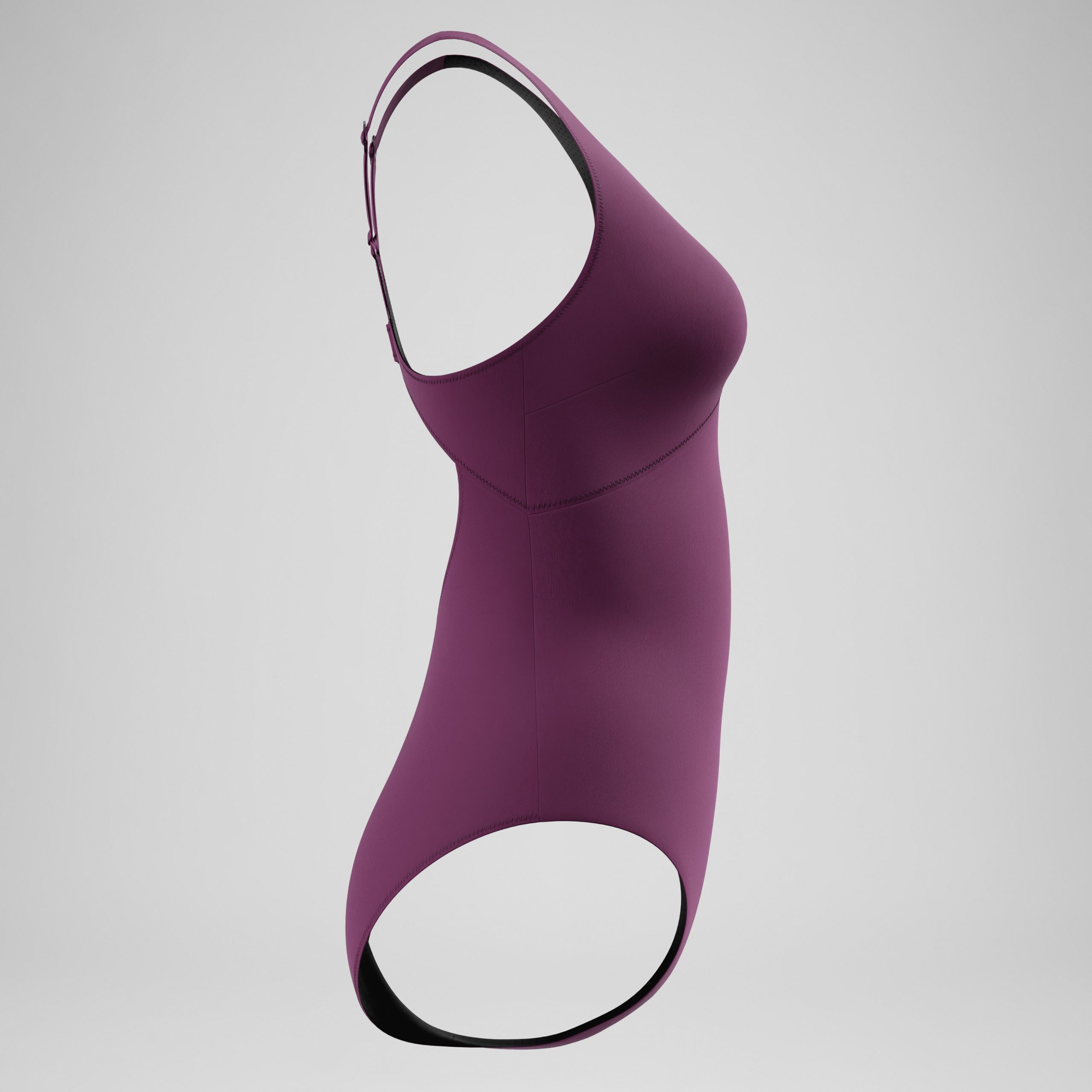 Women's Sculpture One Piece Dark Pink - Image 6