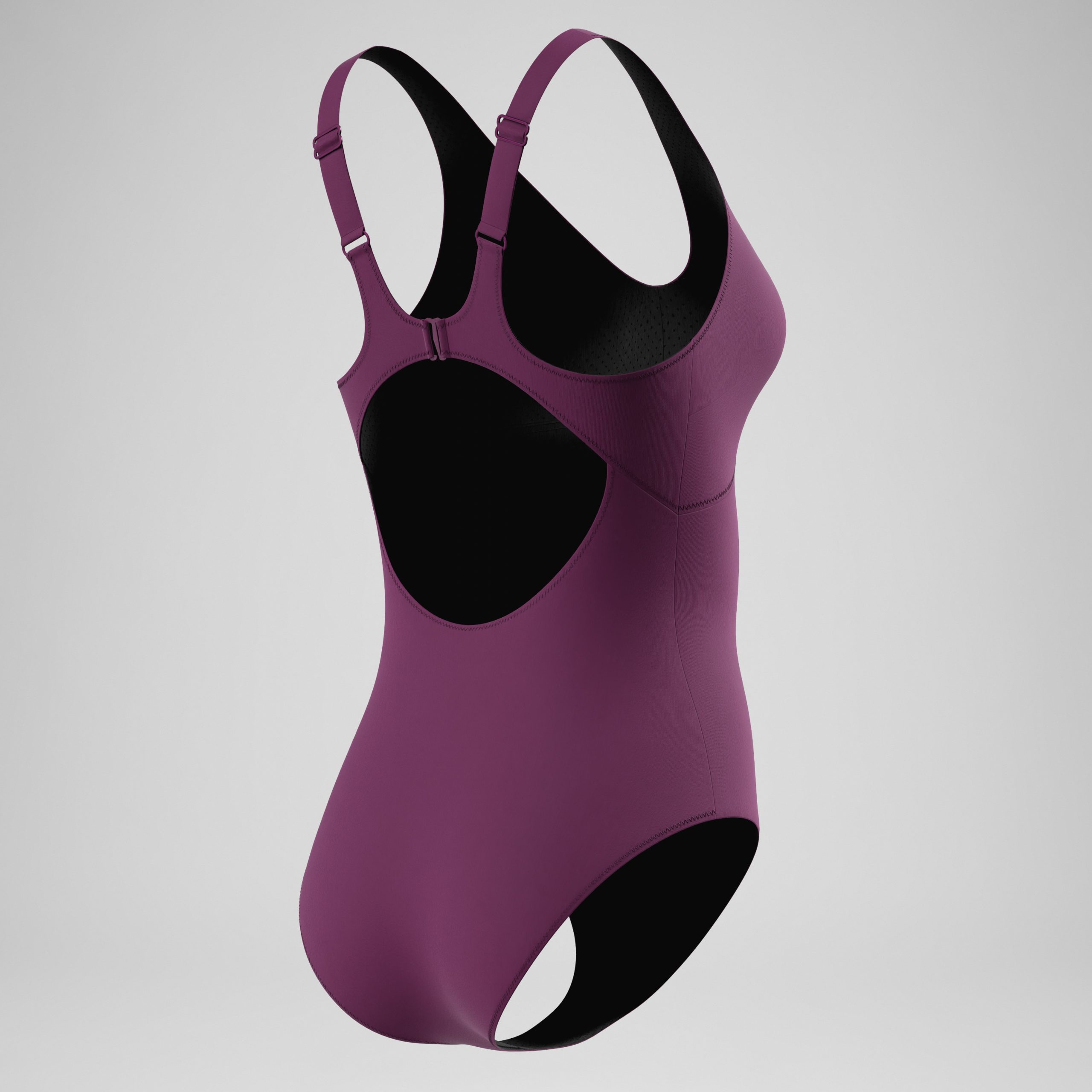 Women's Sculpture One Piece Dark Pink - Image 7