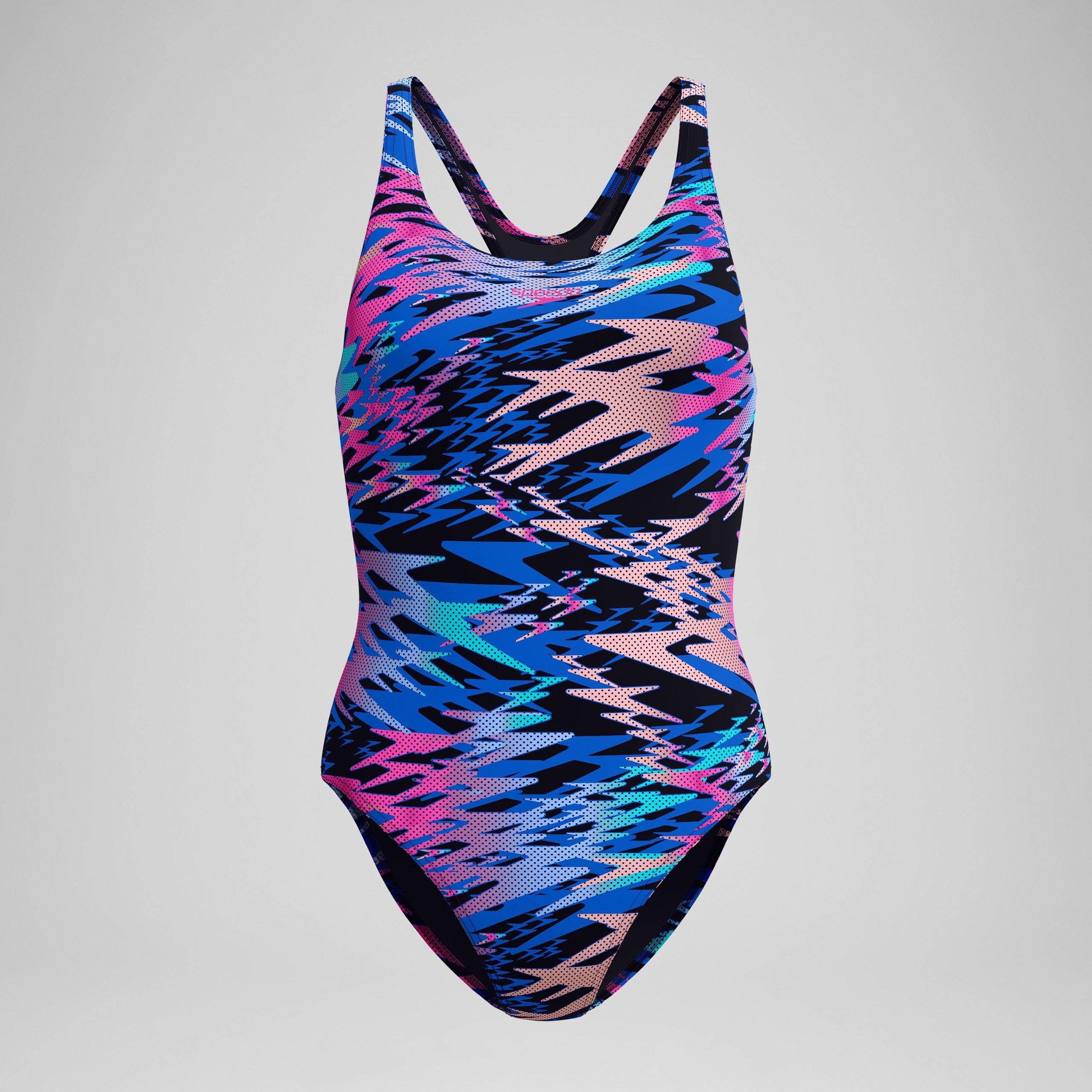 Women's Hyperboom Medalist One Piece Blue/Pink - Image 4