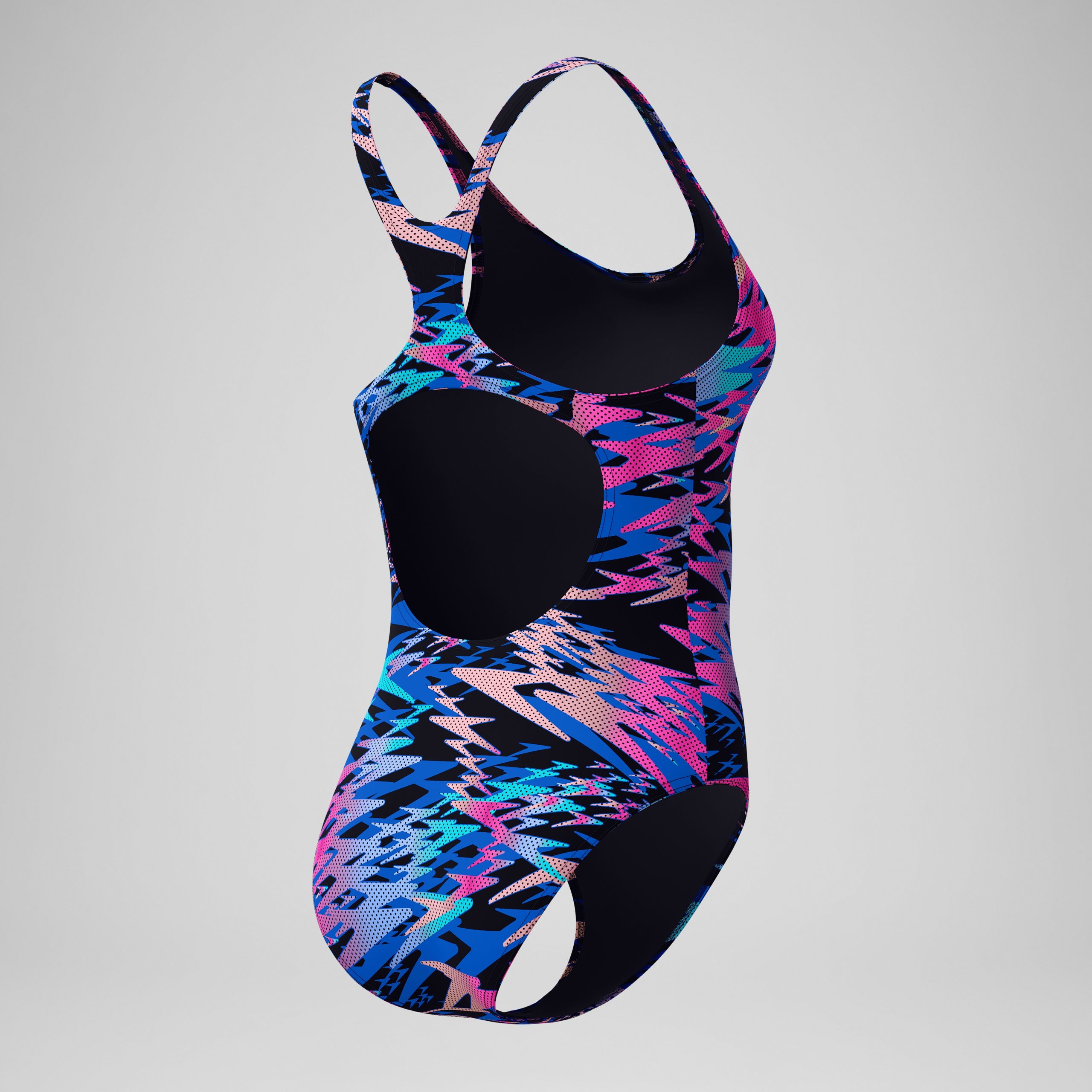 Women's Hyperboom Medalist One Piece Blue/Pink - Image 6