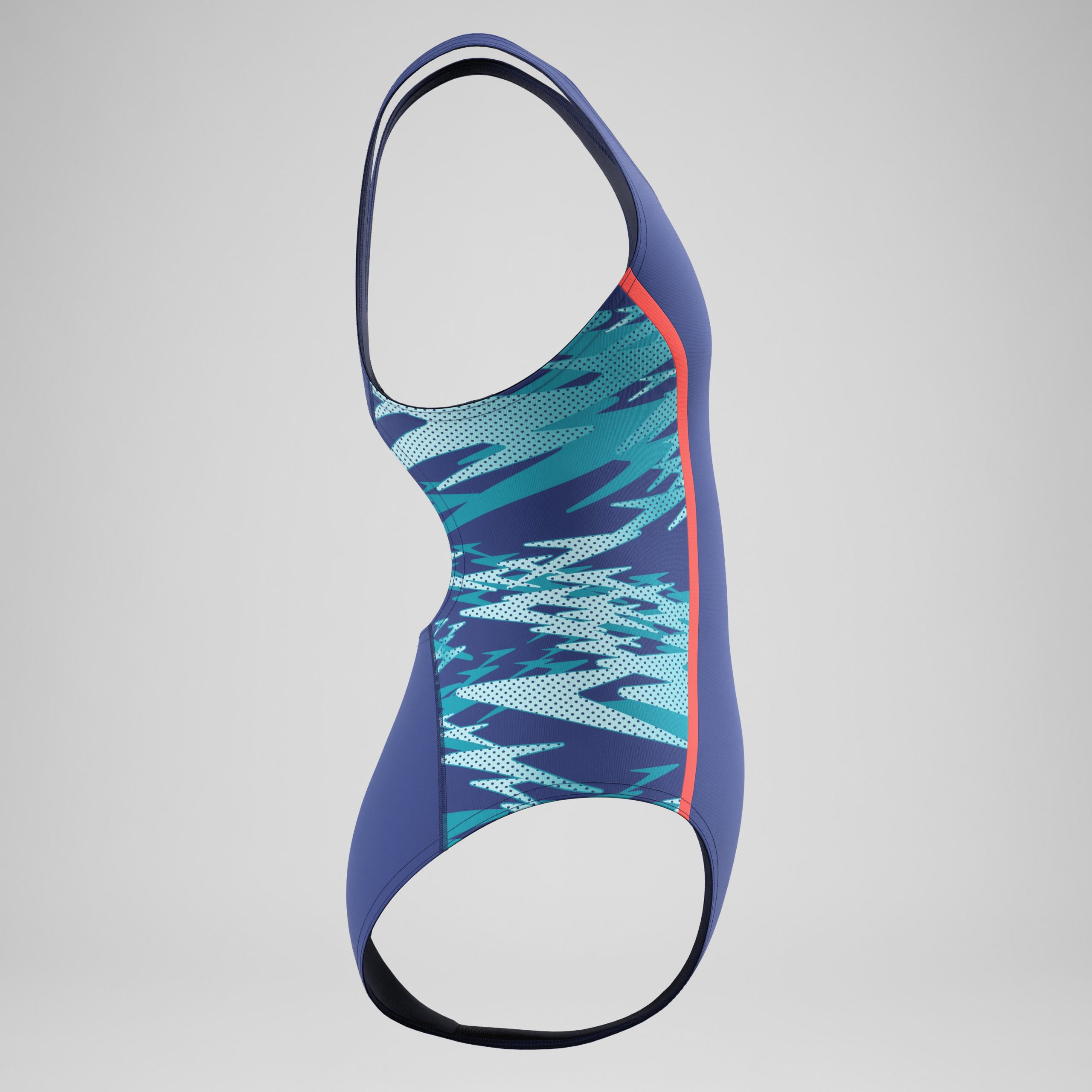Girls Hyperboom Splice Muscleback One Piece Navy - Image 3