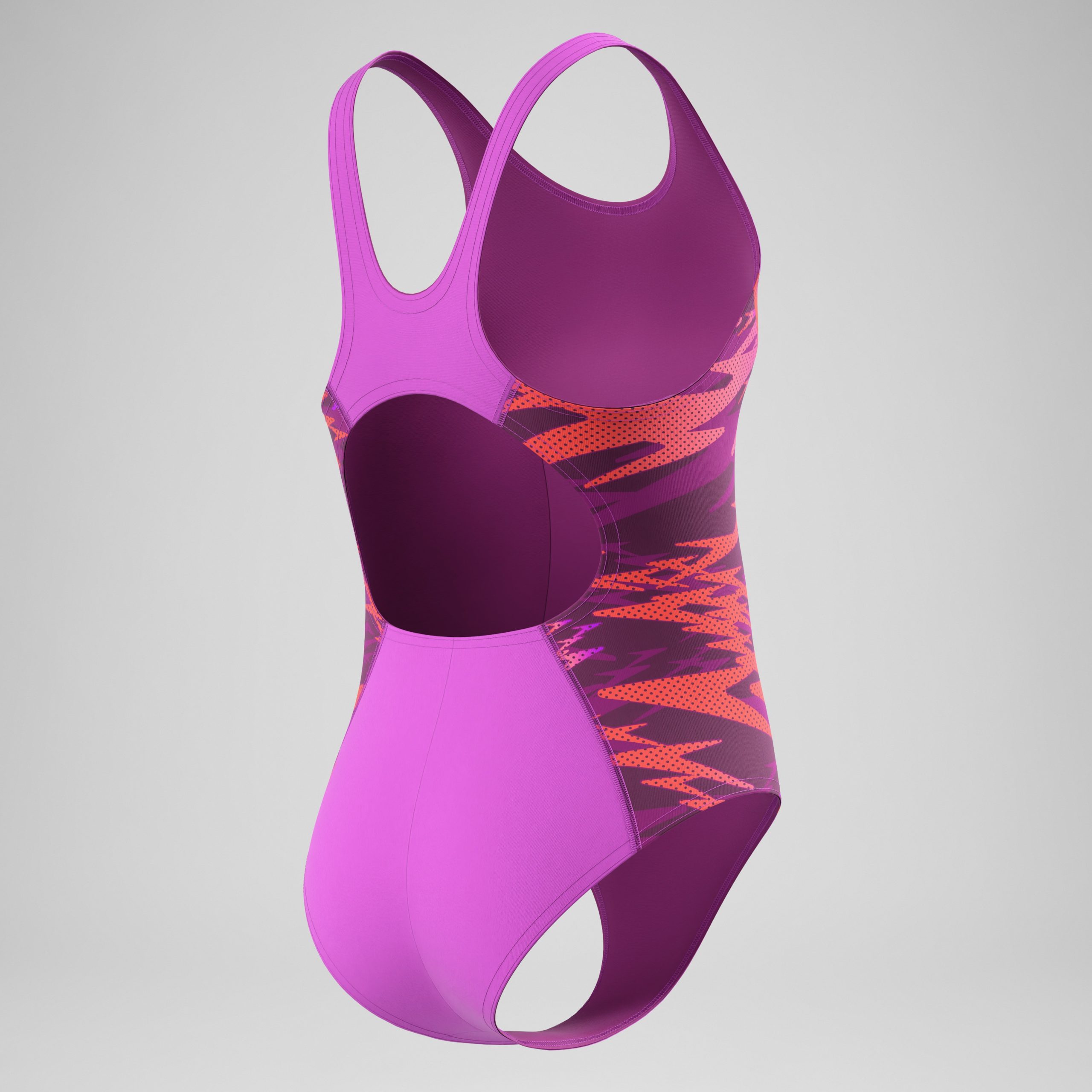 Girls Hyperboom Splice Muscleback One Piece Pink - Image 4