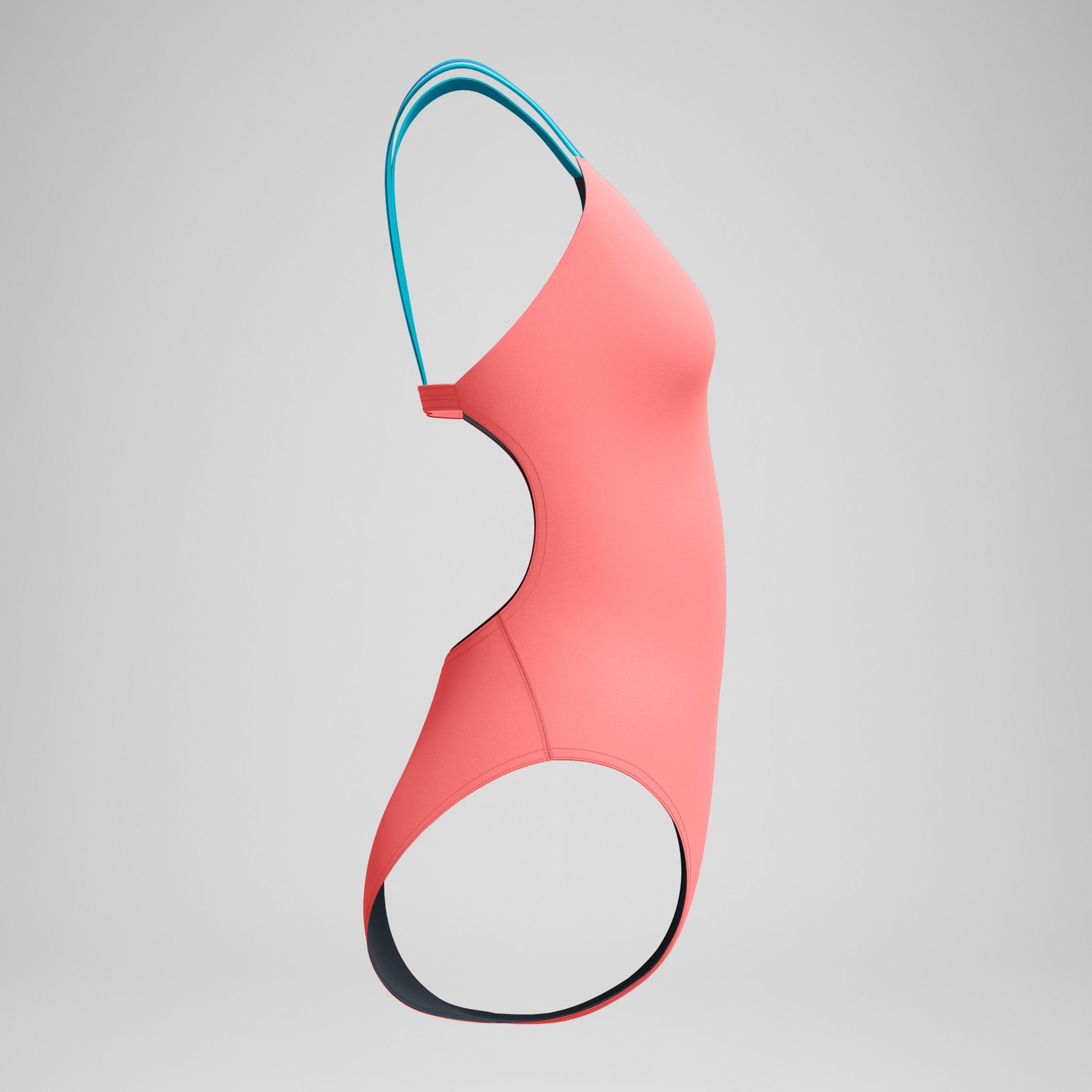 Women's Club Training V-Back One Piece Peach - Image 6
