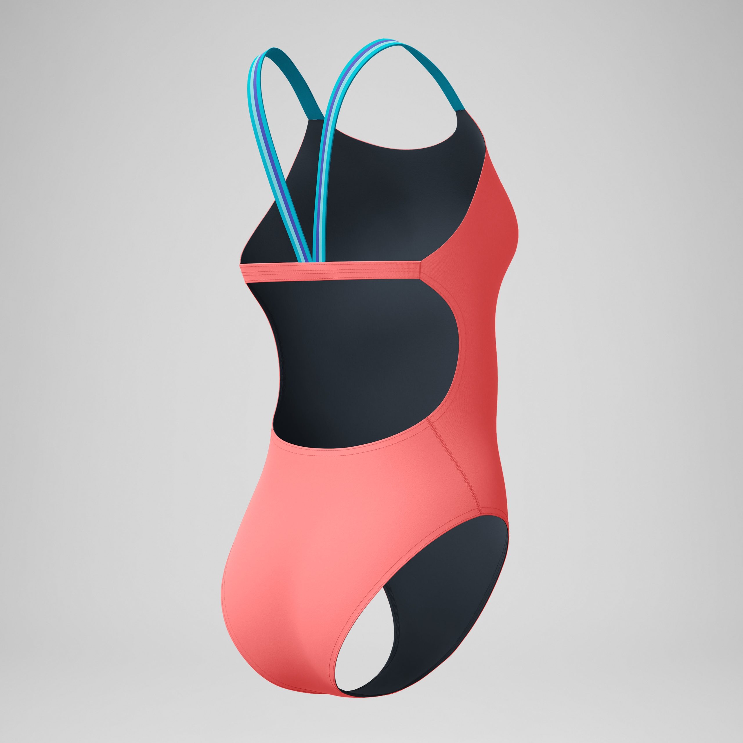 Women's Club Training V-Back One Piece Peach - Image 7