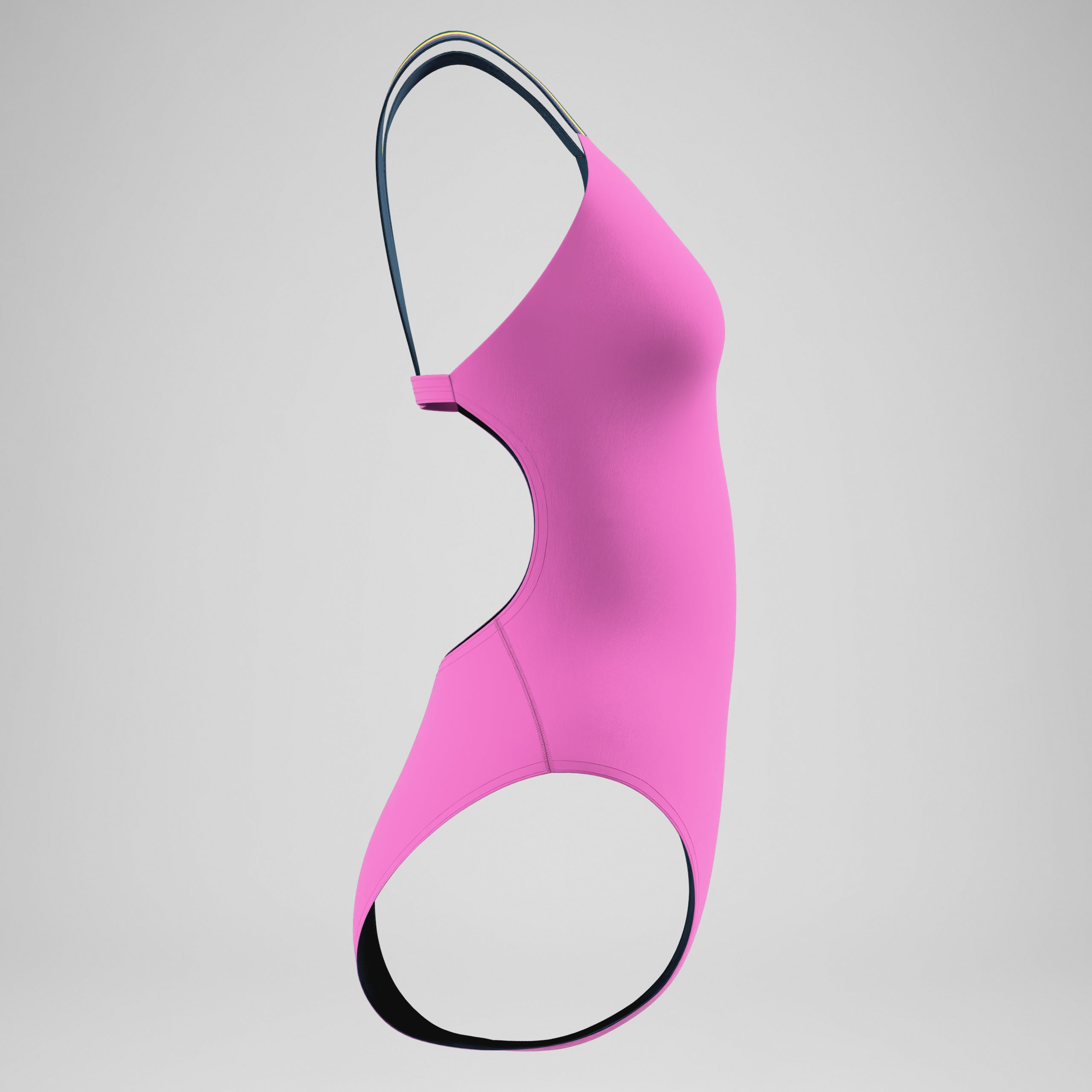 Women's Club Training Comfort V-Back One Piece Pink - Image 6