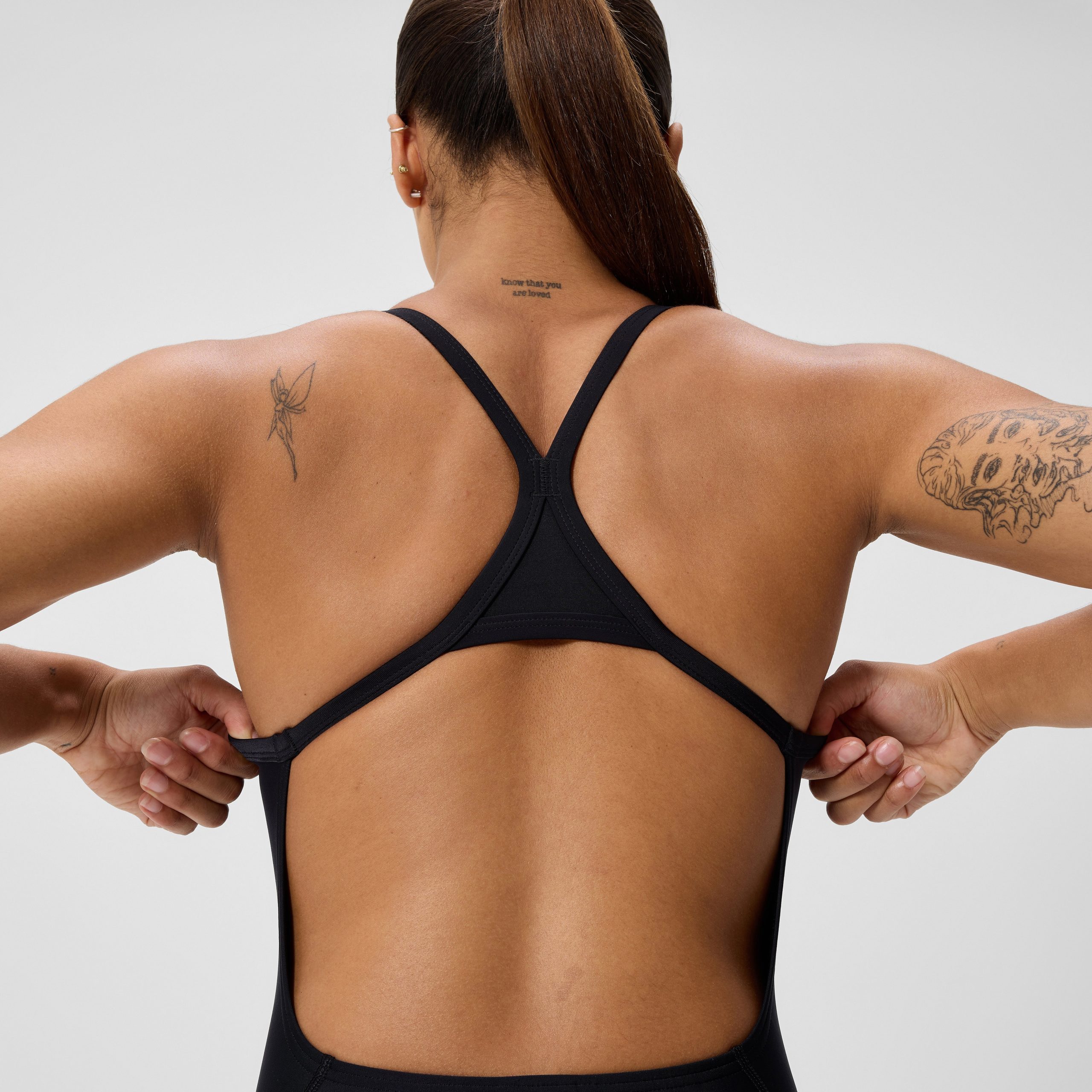 Women's Club Training Turnback One Piece Black - Image 8