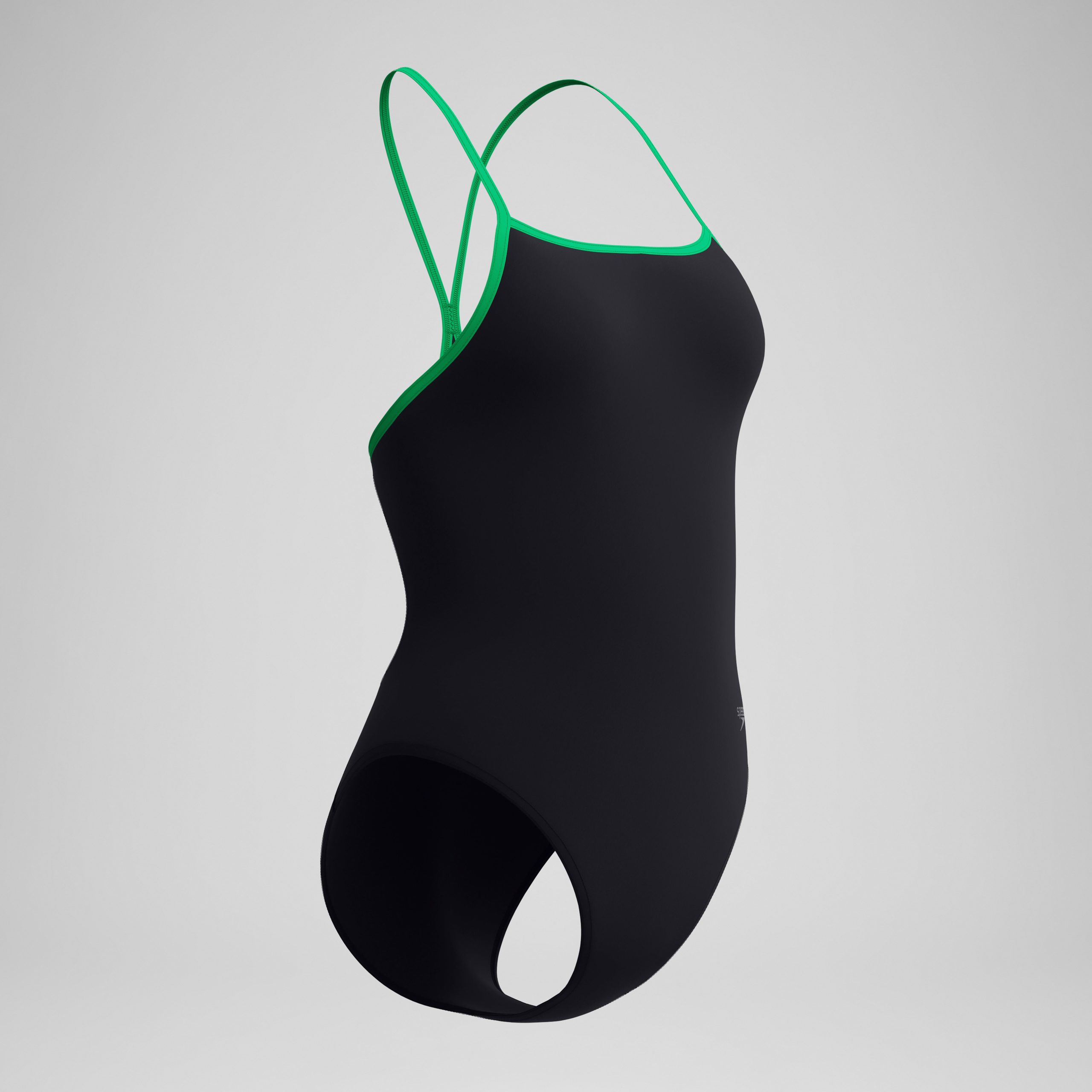 Women's Club Training Turnback One Piece Black/Green - Image 5