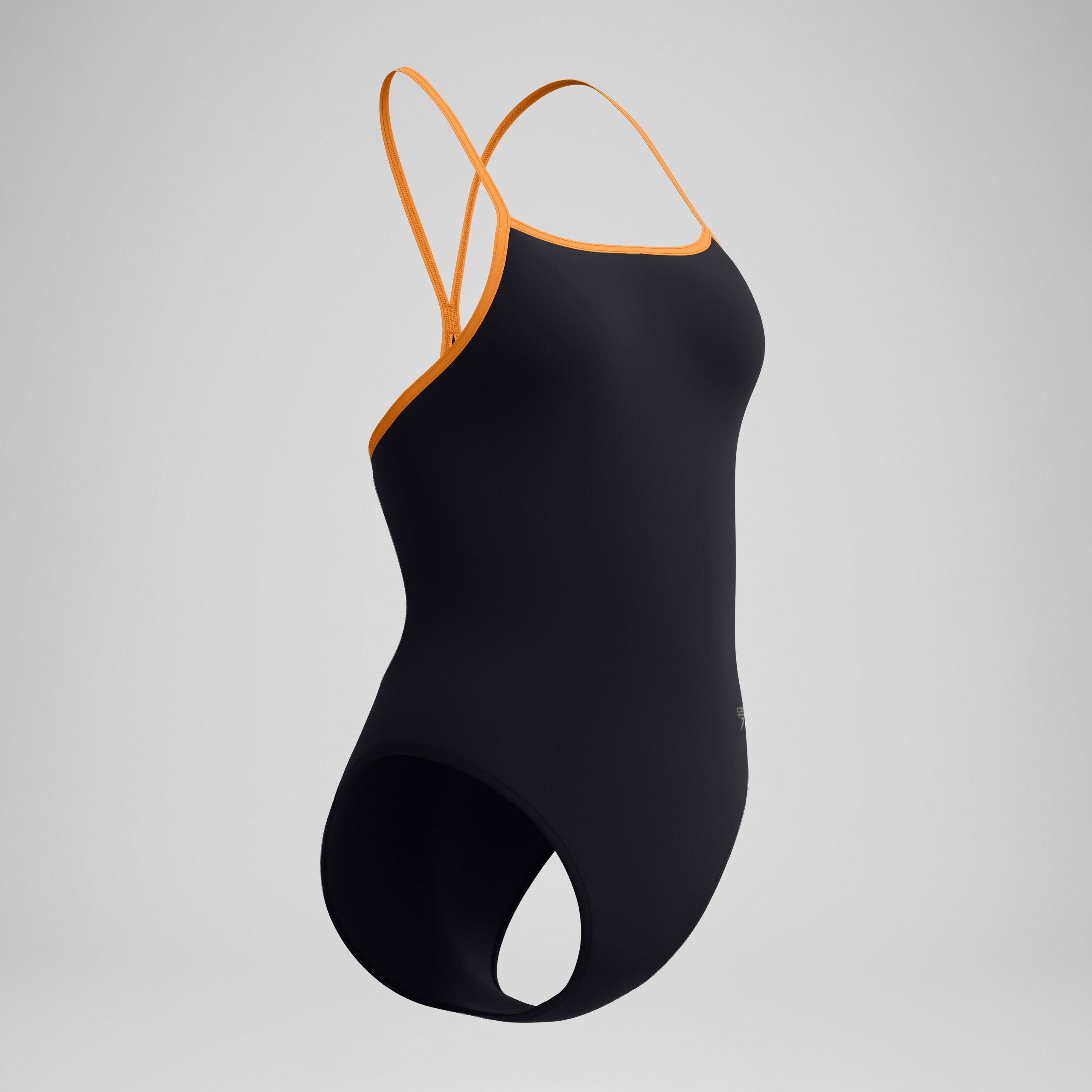 Women's Club Training Turnback One Piece Black/Orange - Image 5