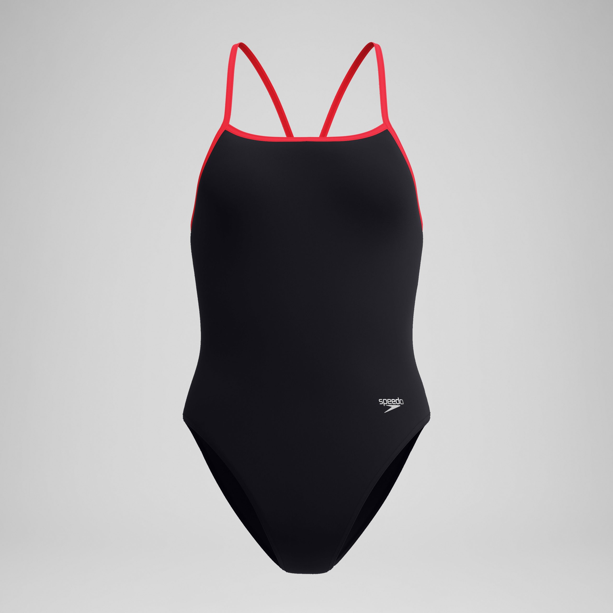 Women's Club Training Turnback One Piece Black/Red - Image 4