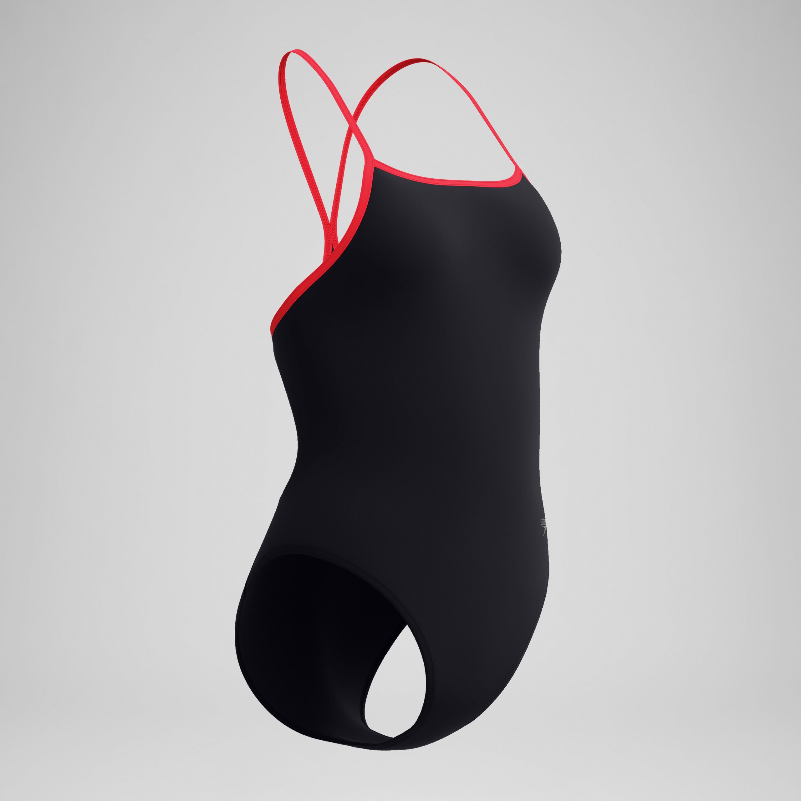 Women's Club Training Turnback One Piece Black/Red - Image 5
