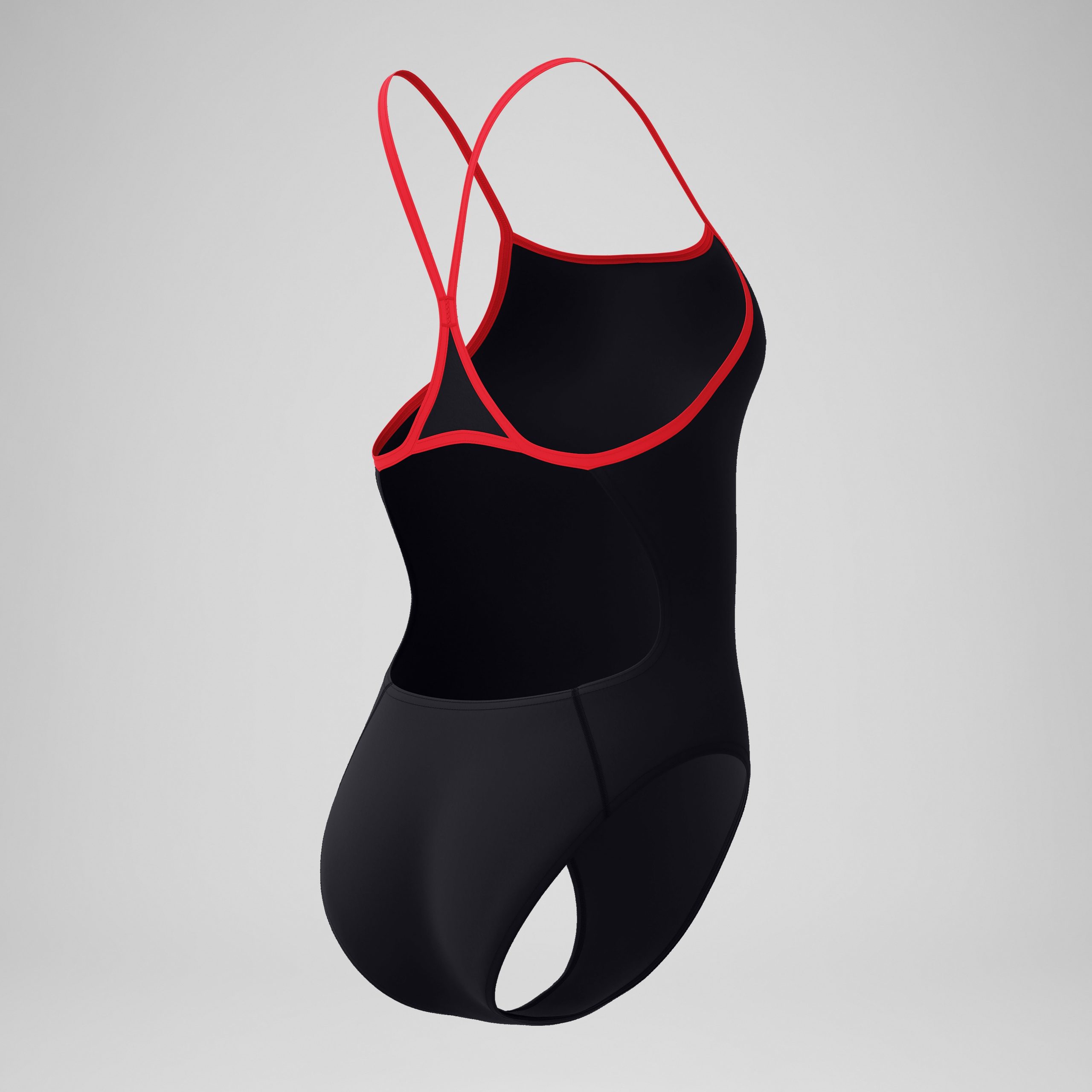 Women's Club Training Turnback One Piece Black/Red - Image 7