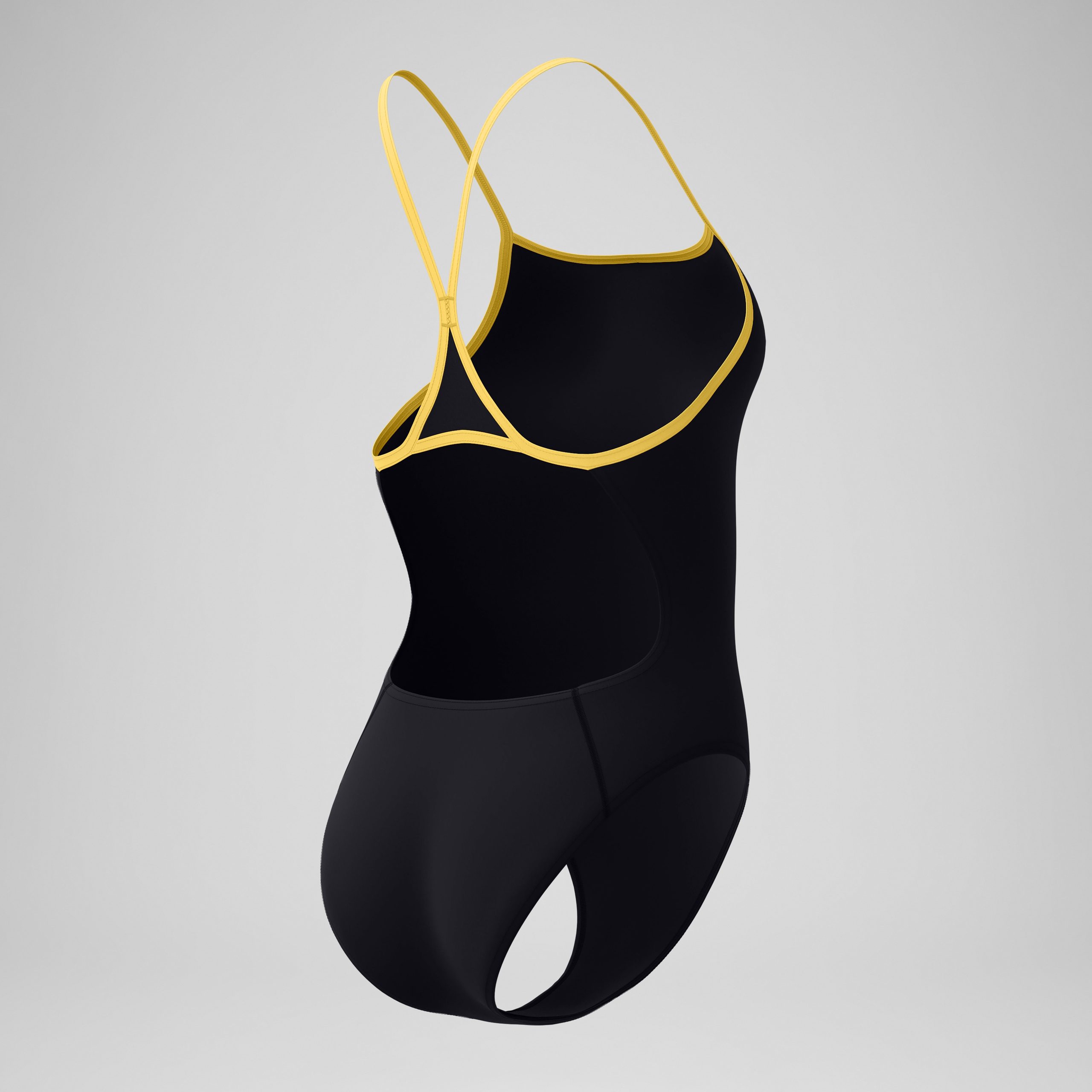 Women's Club Training Turnback One Piece Black/Gold - Image 7
