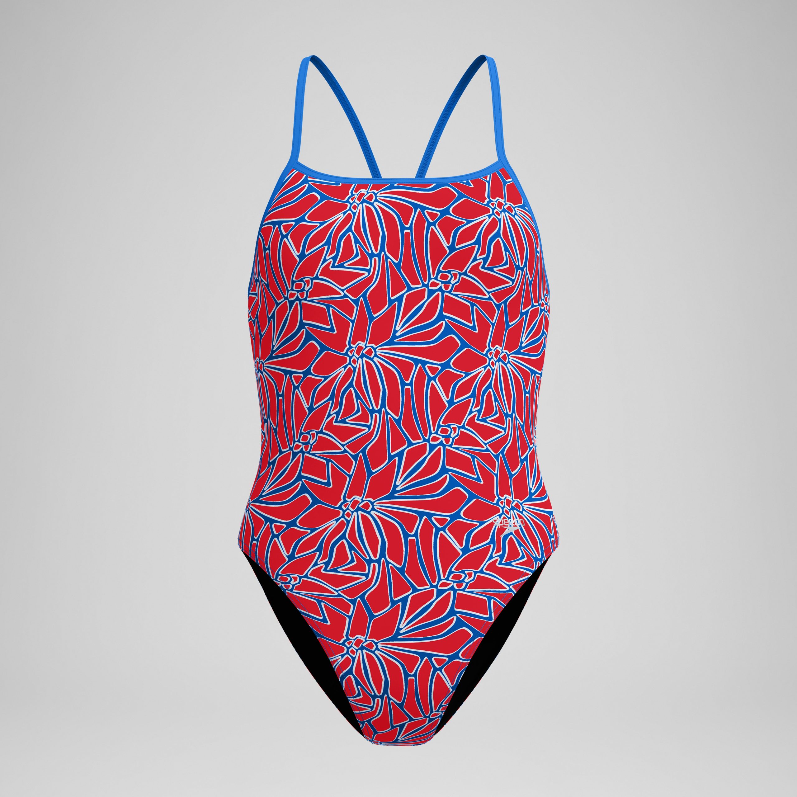 Women's Club Training Printed Turnback One Piece Red/White/Blue - Image 4