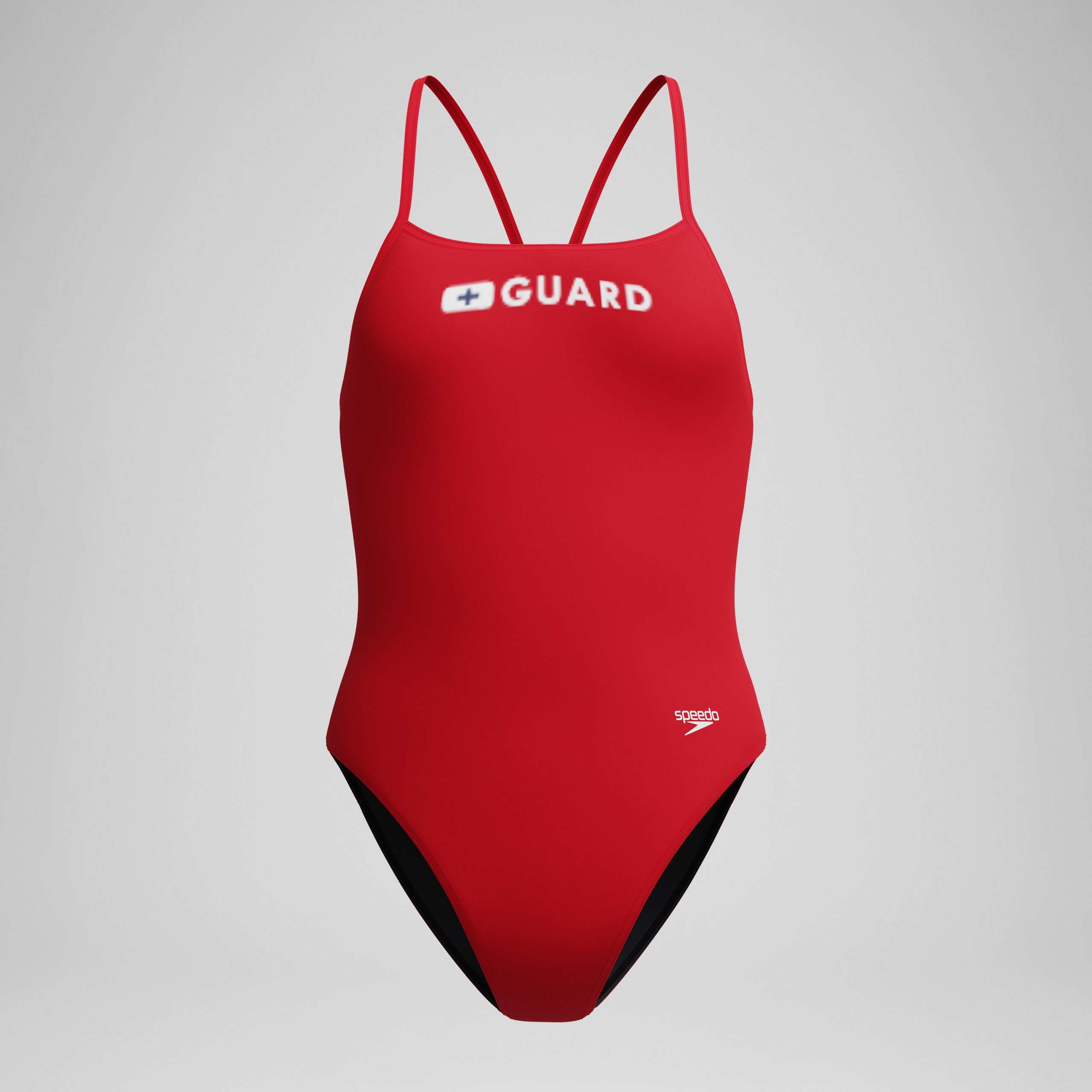 Women's Guard Turnback One Piece Red