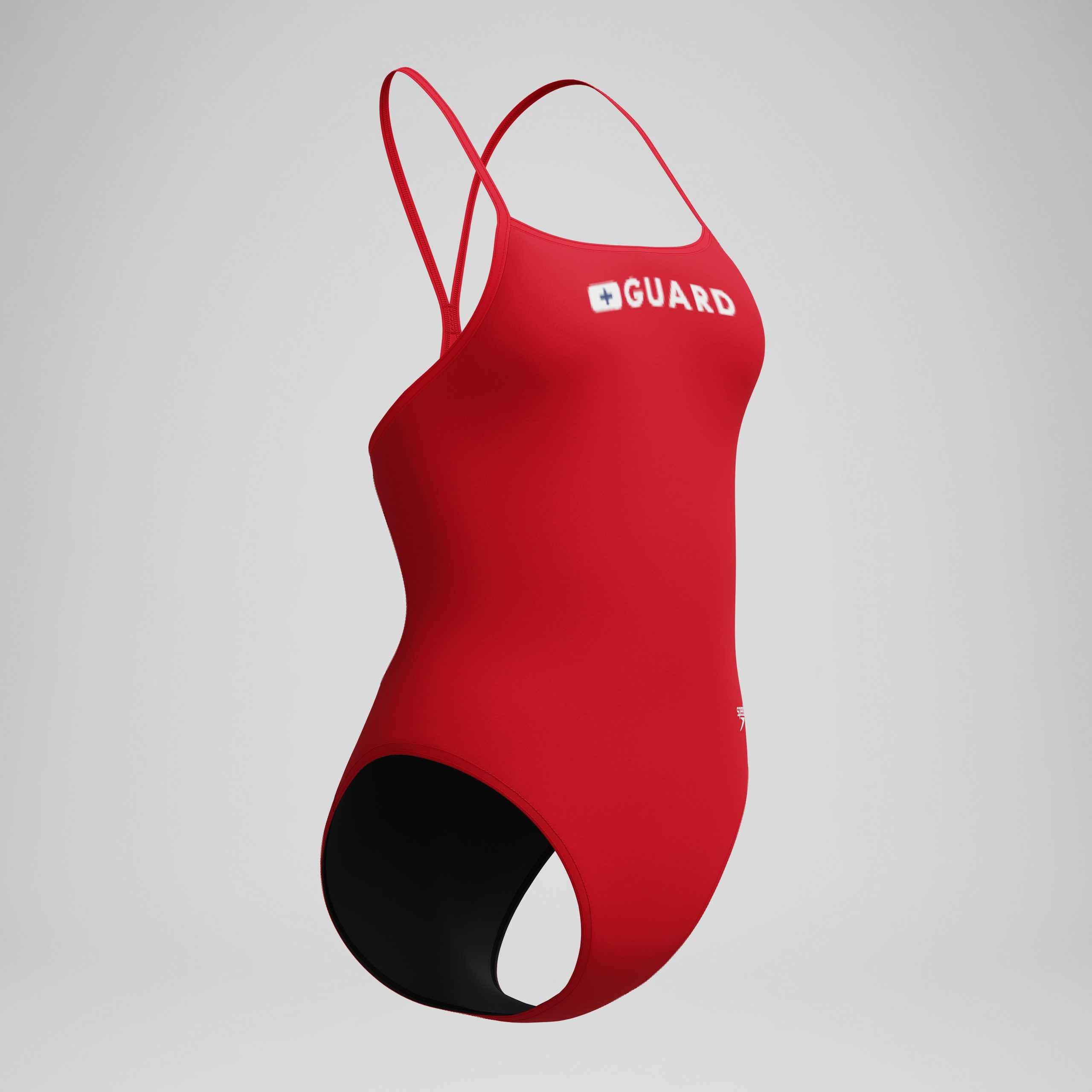 Women's Guard Turnback One Piece Red - Image 2