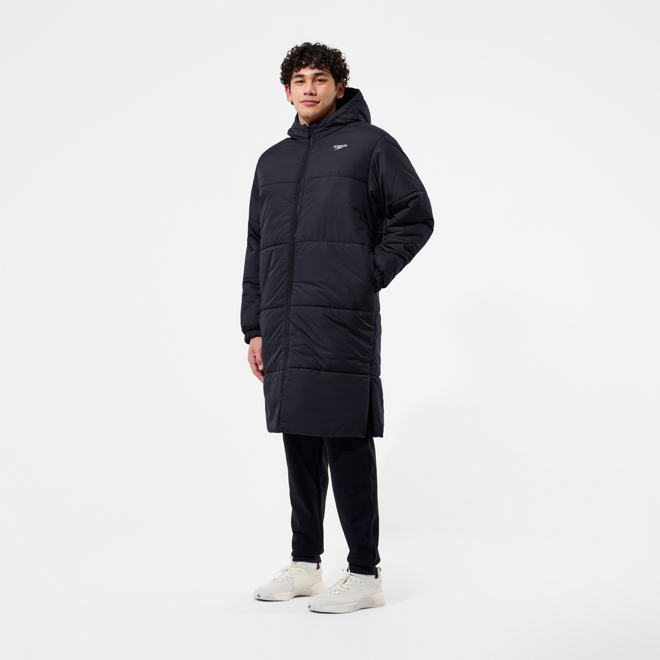 Unisex Team Hydropuff Swim Parka Black - Image 2