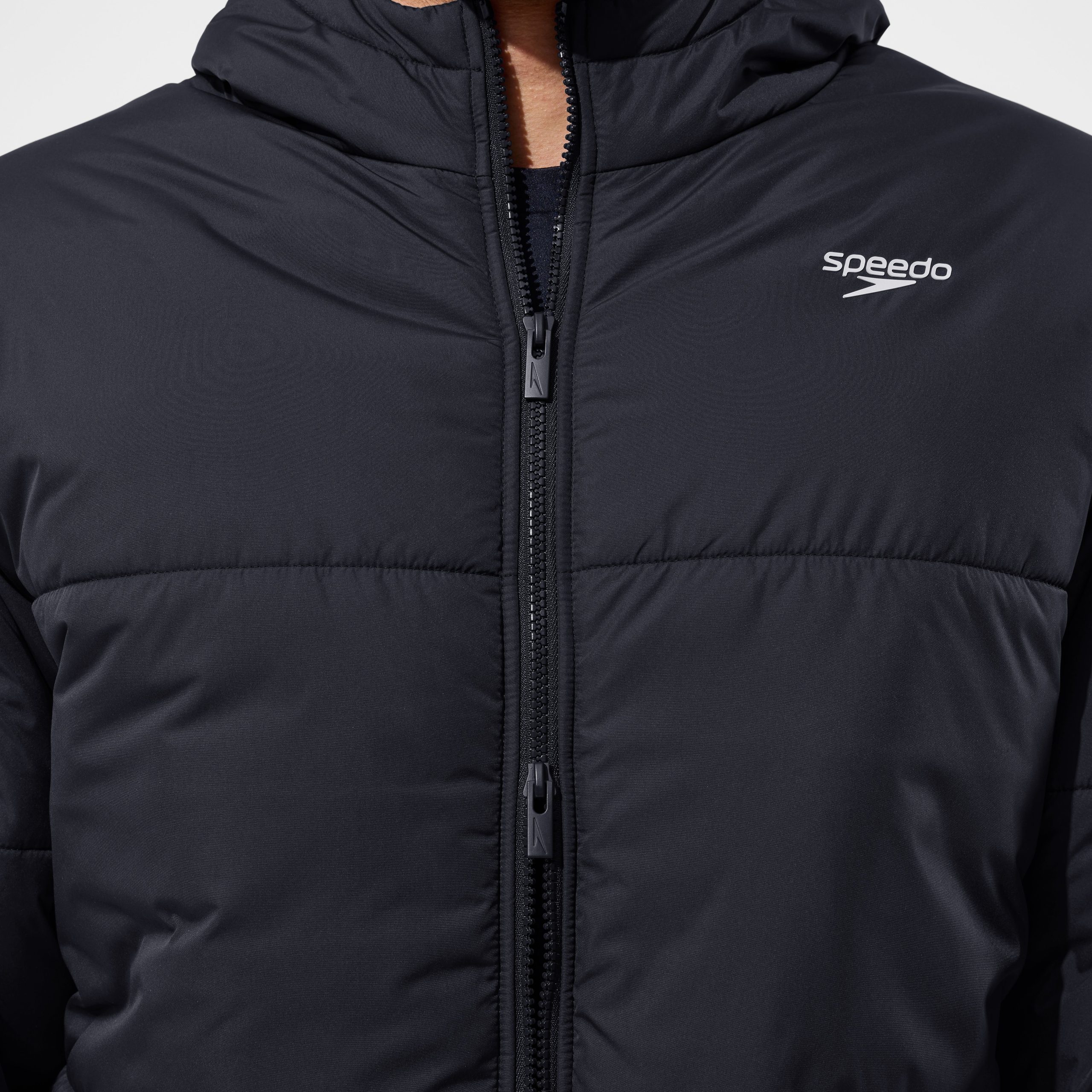 Unisex Team Hydropuff Swim Parka Black - Image 7