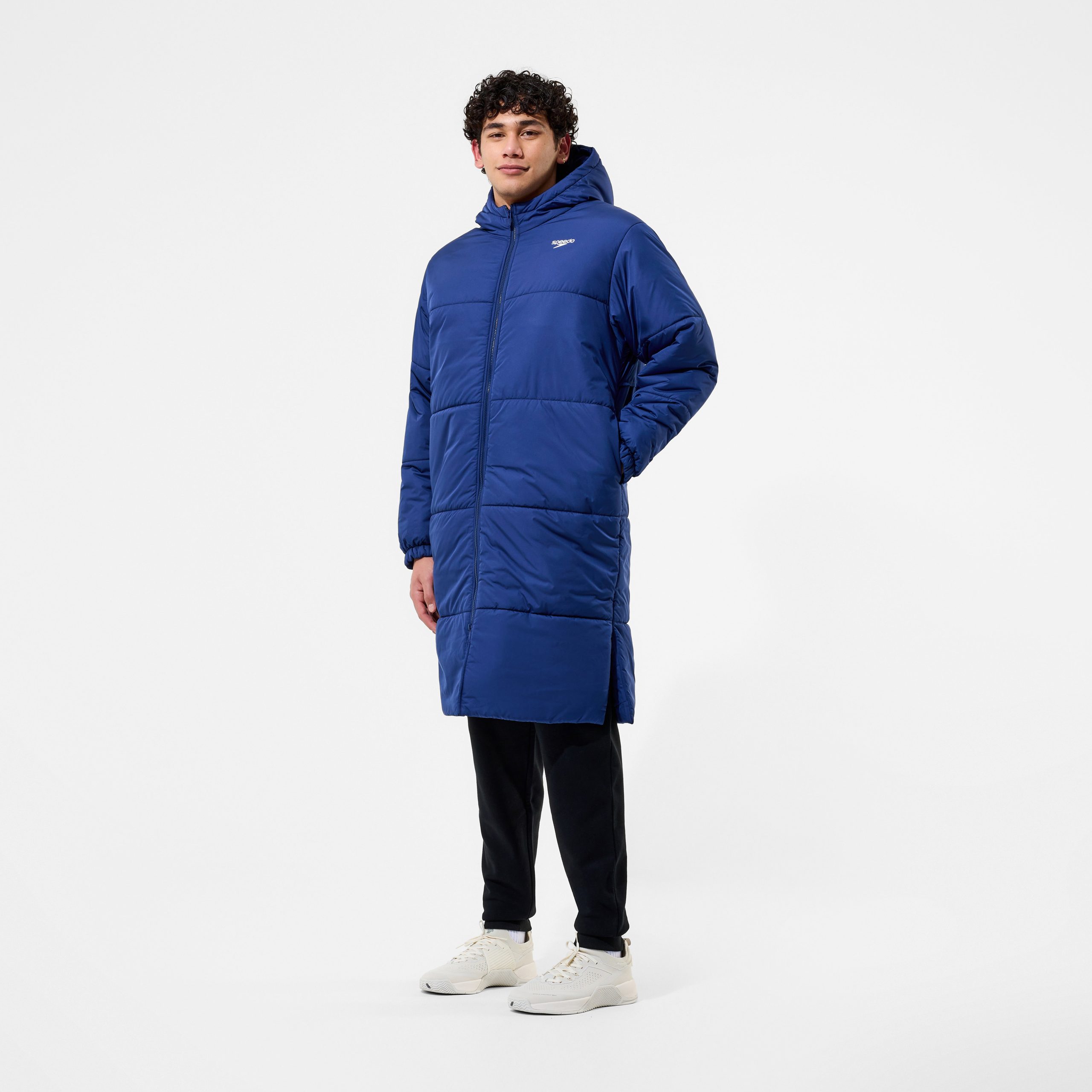 Unisex Team Hydropuff Swim Parka Navy - Image 2