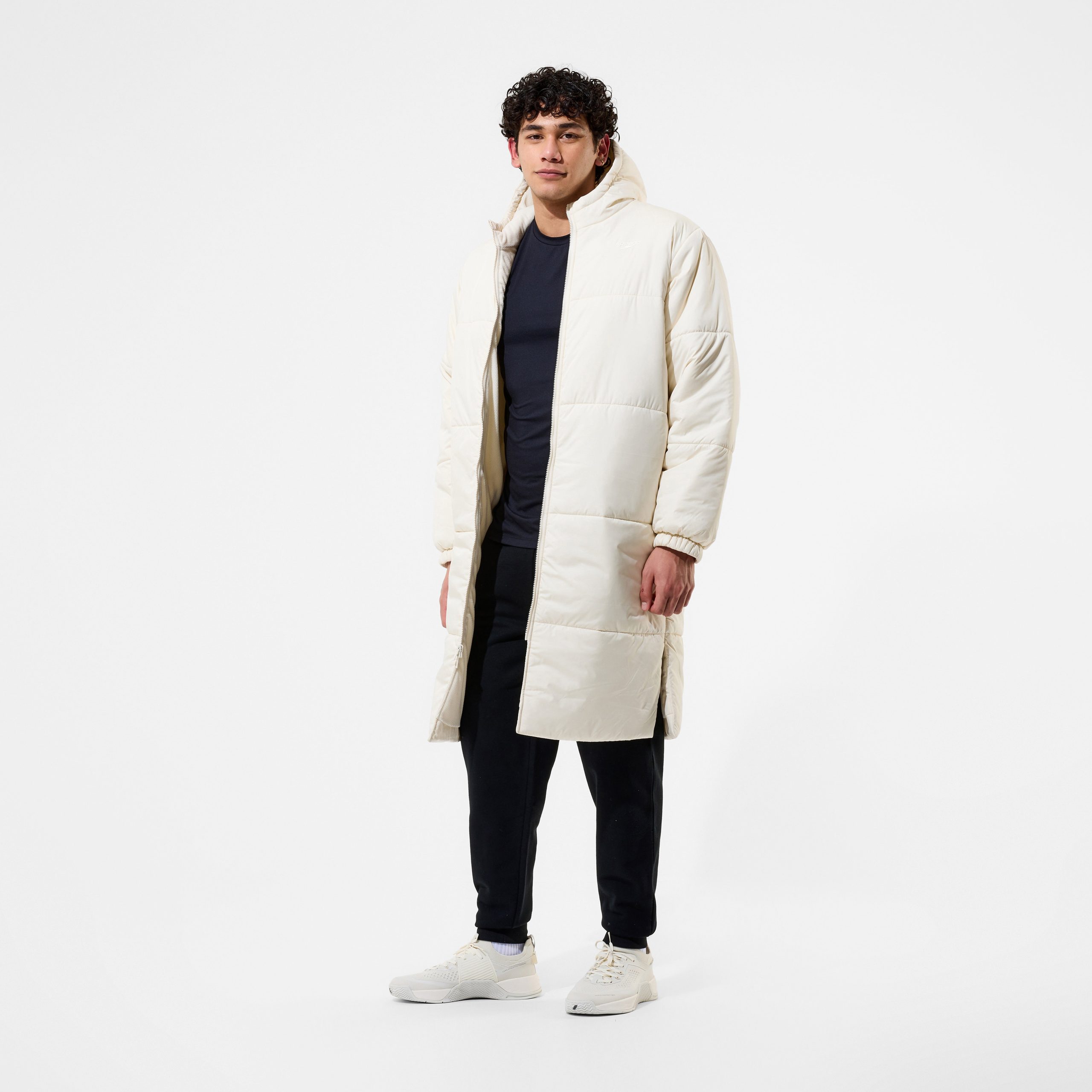 Unisex Team Hydropuff Swim Parka Cream - Image 4