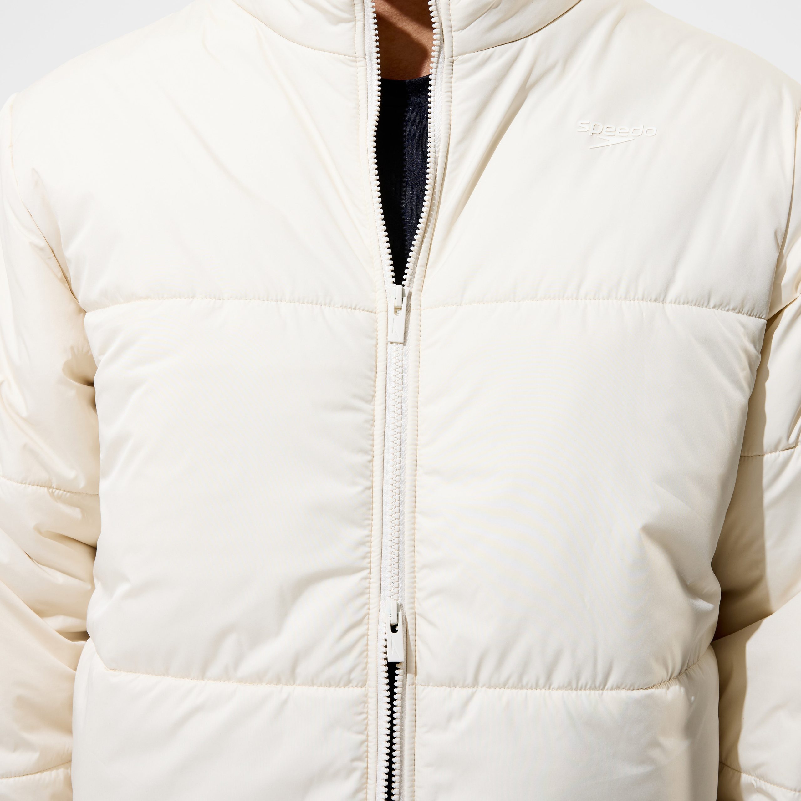 Unisex Team Hydropuff Swim Parka Cream - Image 8