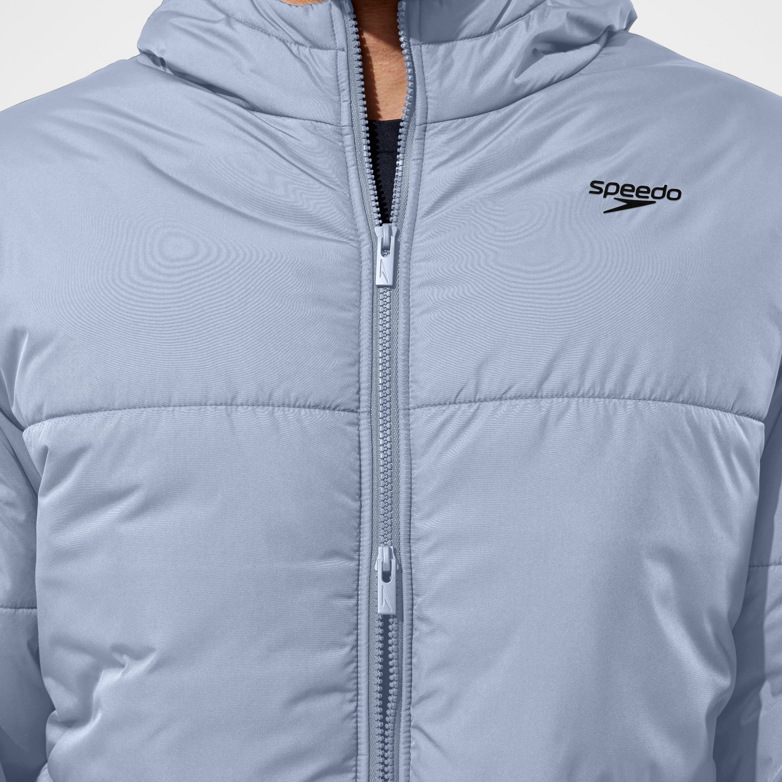 Unisex Team Hydropuff Swim Parka Gray - Image 7