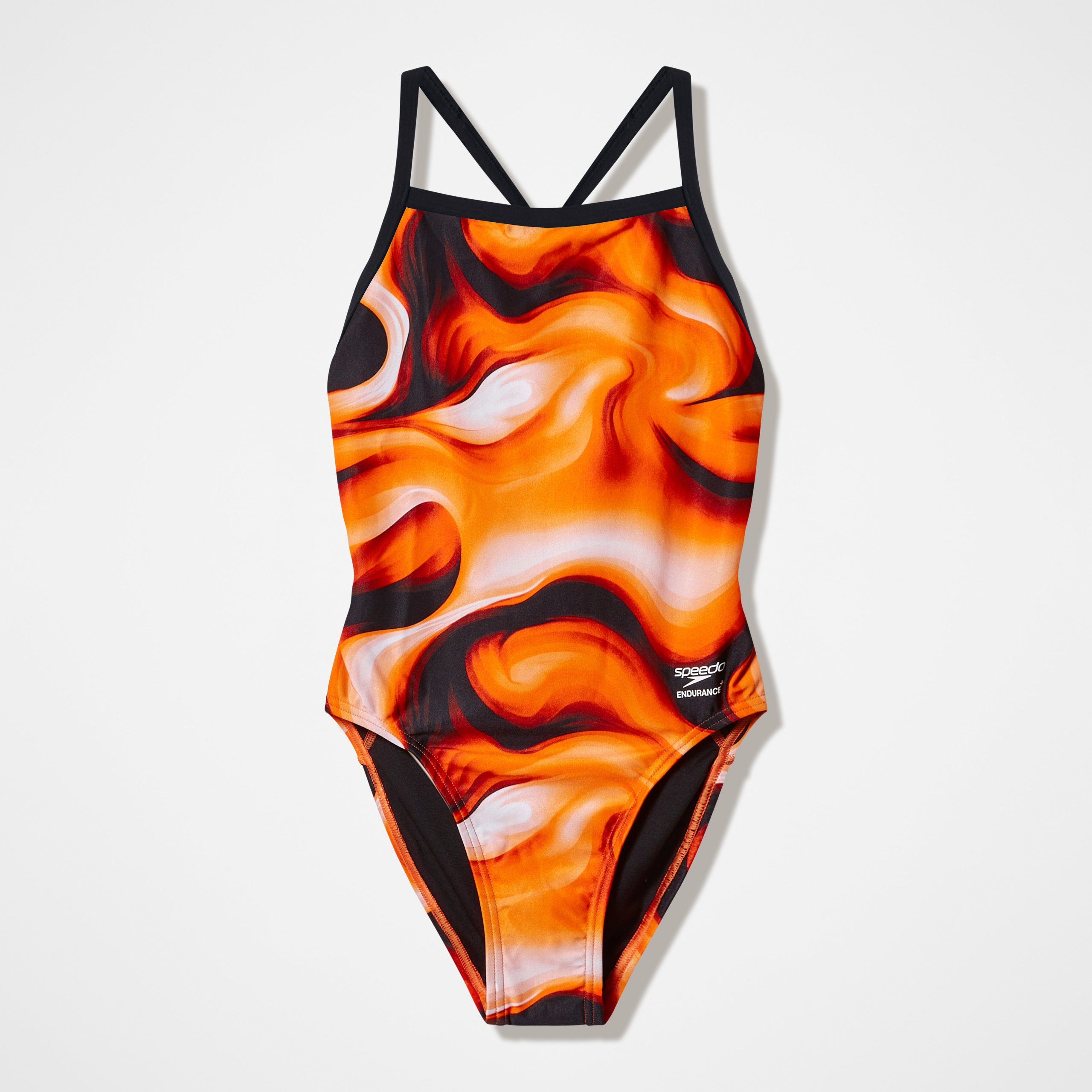 Women's Team Printed Turnback One Piece Orange - Image 4