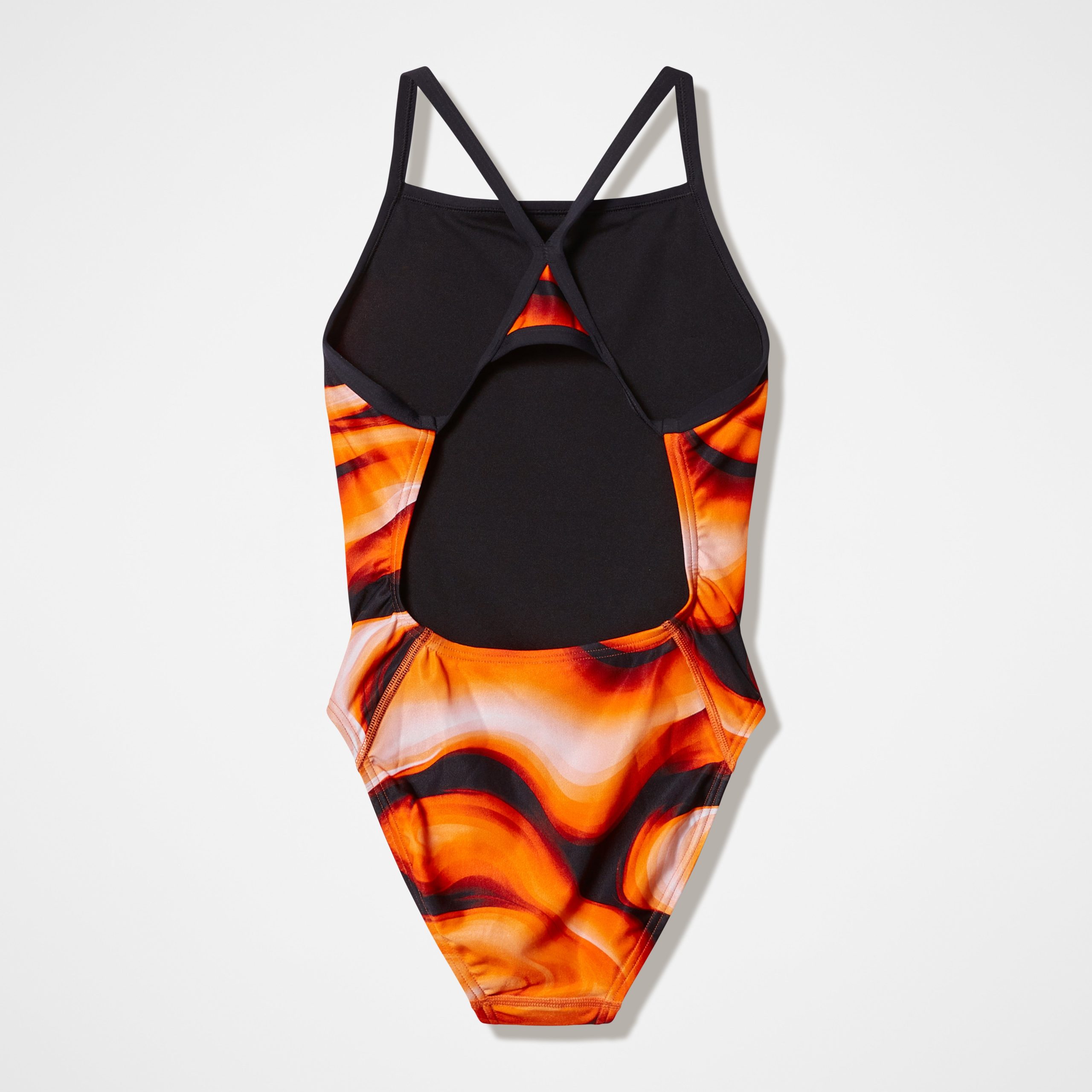 Women's Team Printed Turnback One Piece Orange - Image 5