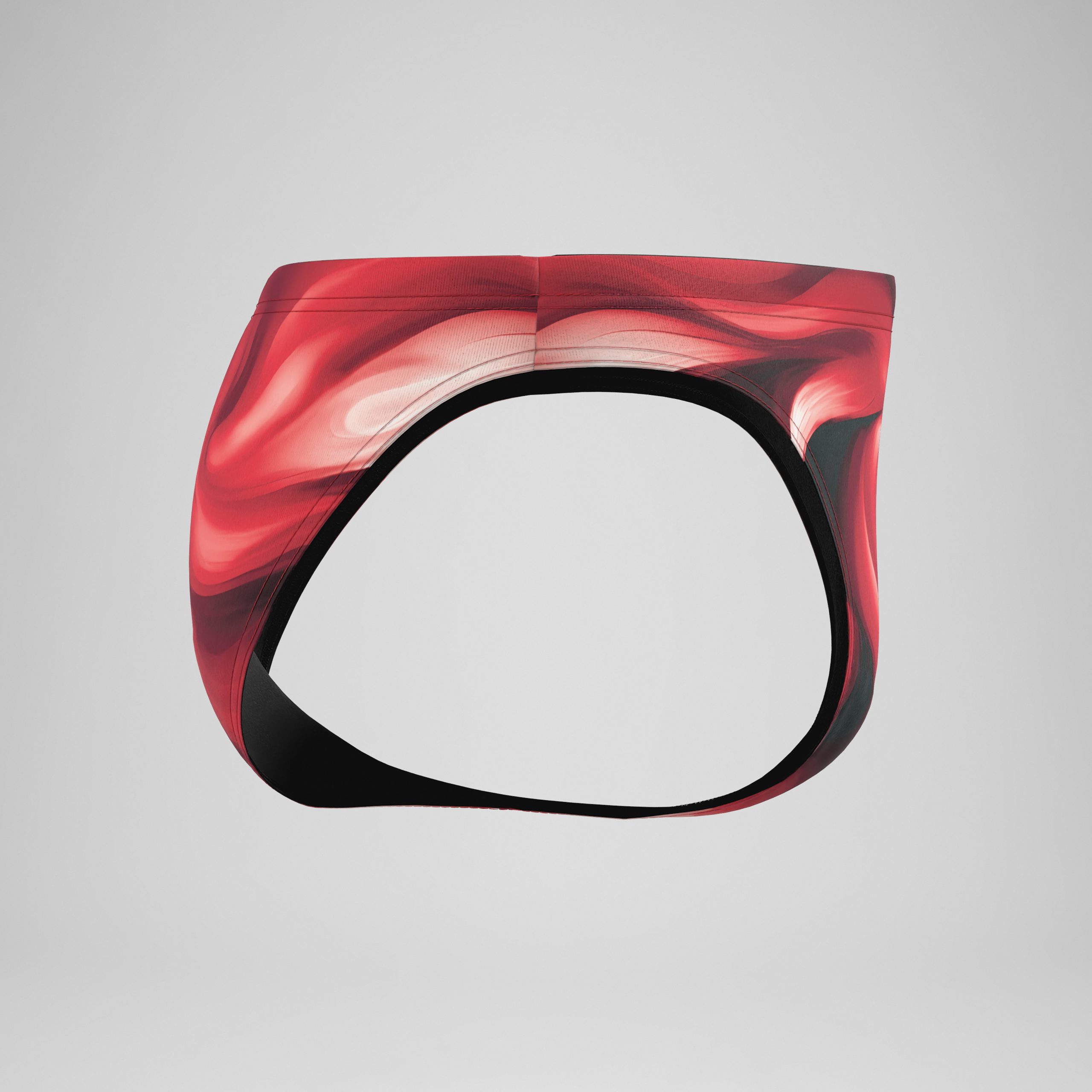 Men's Team Printed Brief Red - Image 3