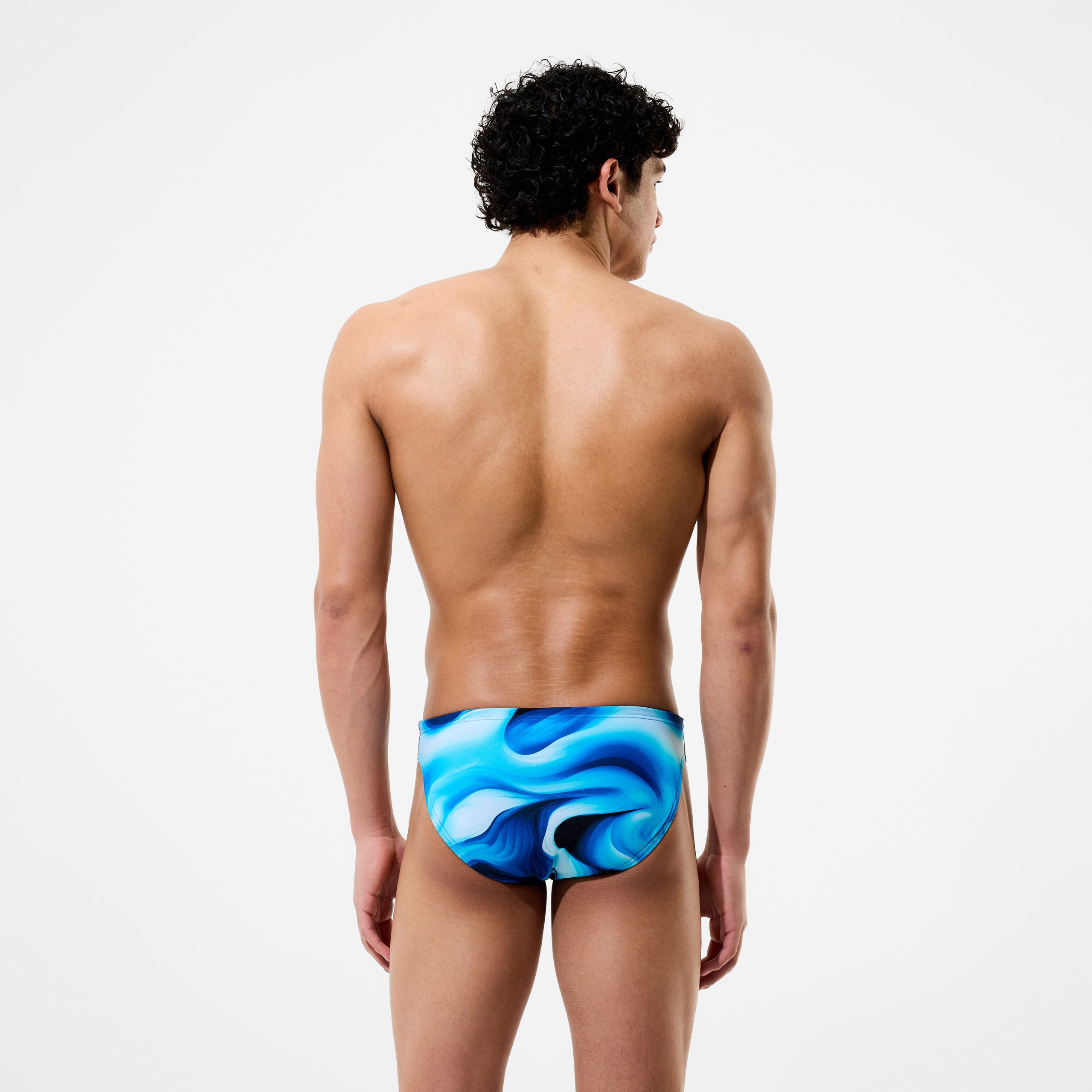 Men's Team Printed Brief Blue - Image 3