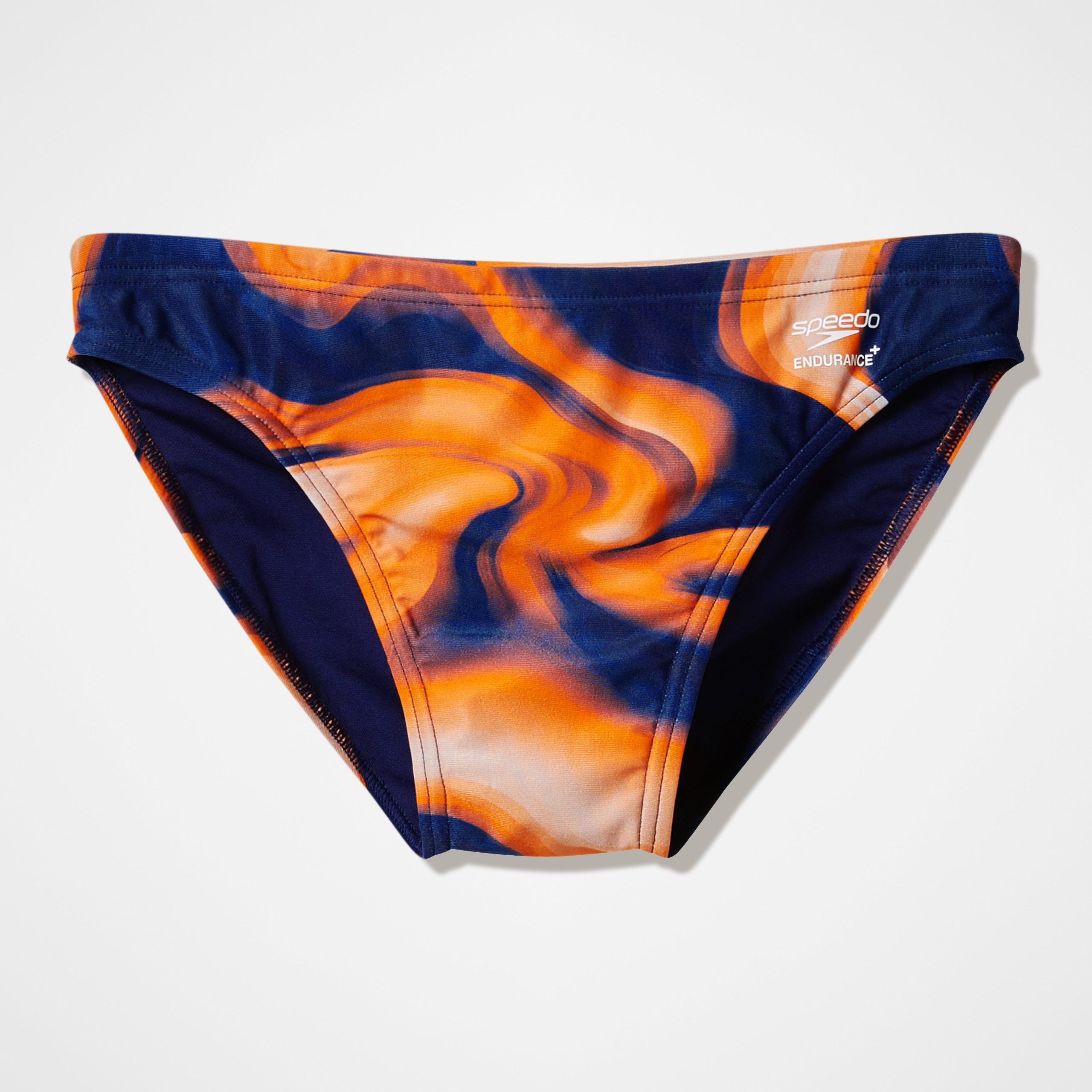 Men's Team Printed Brief Navy/Orange - Image 4