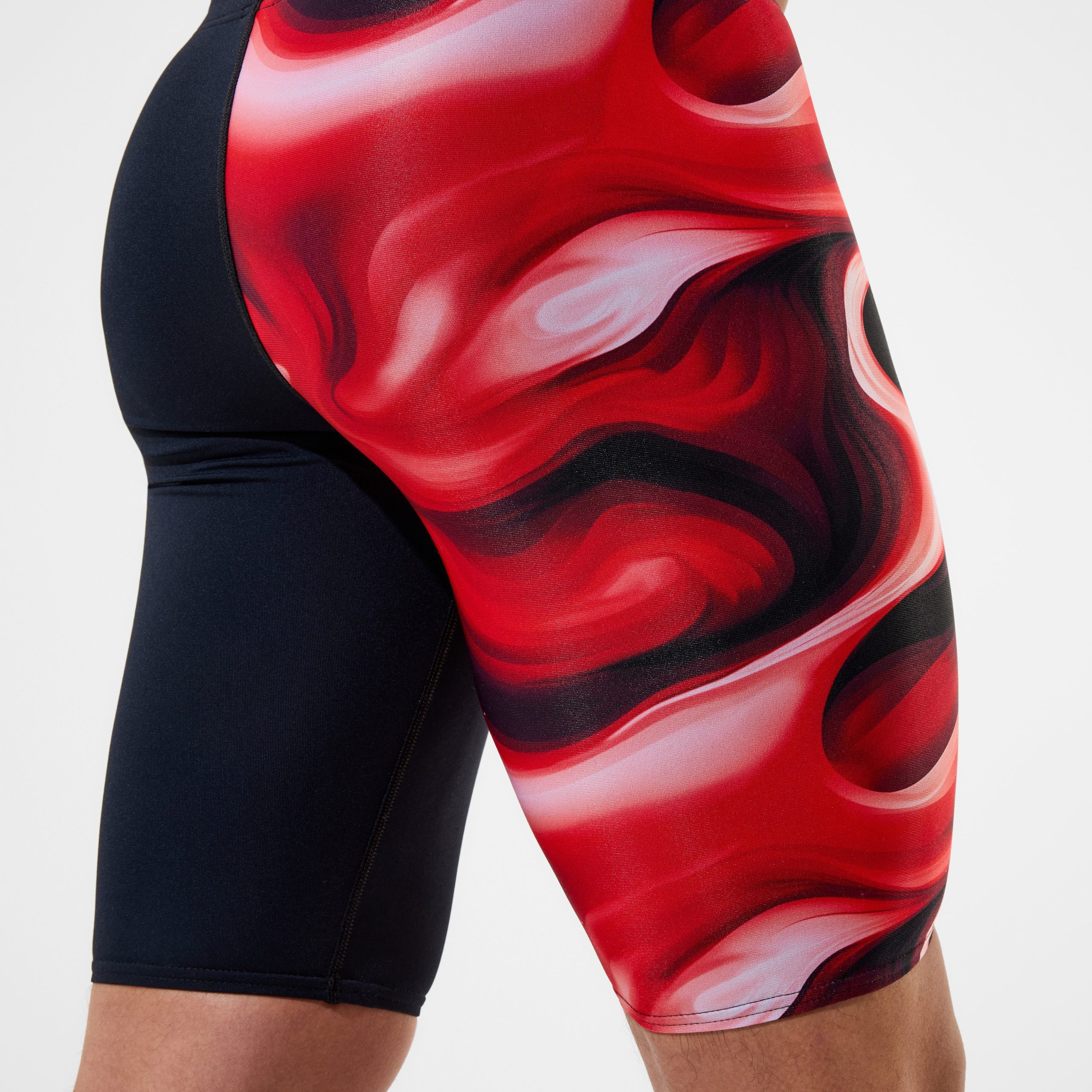 Men's Team Printed Jammer Red - Image 6