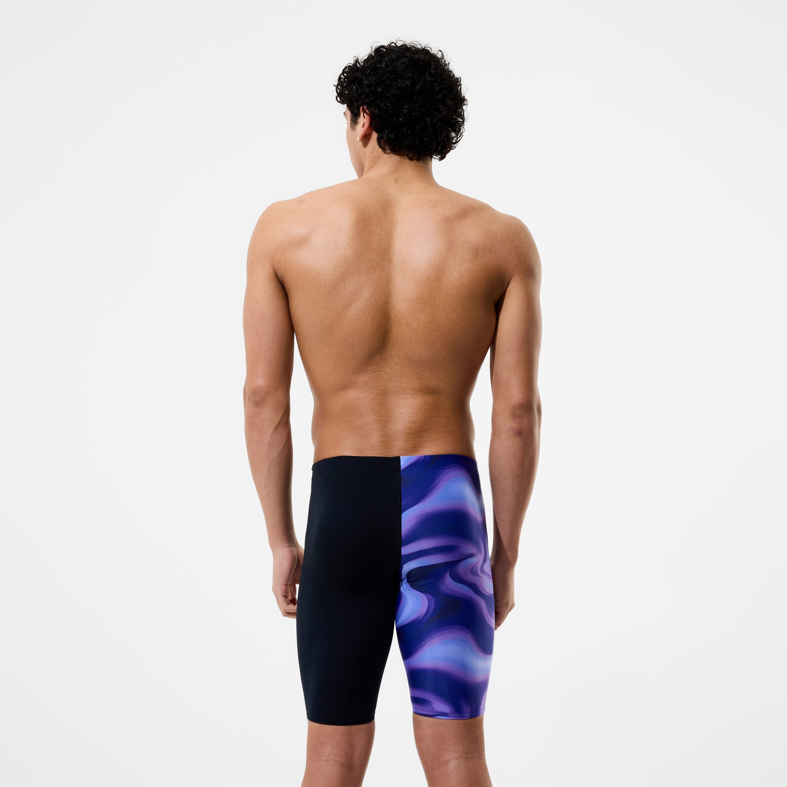 Men's Team Printed Jammer Purple - Image 3