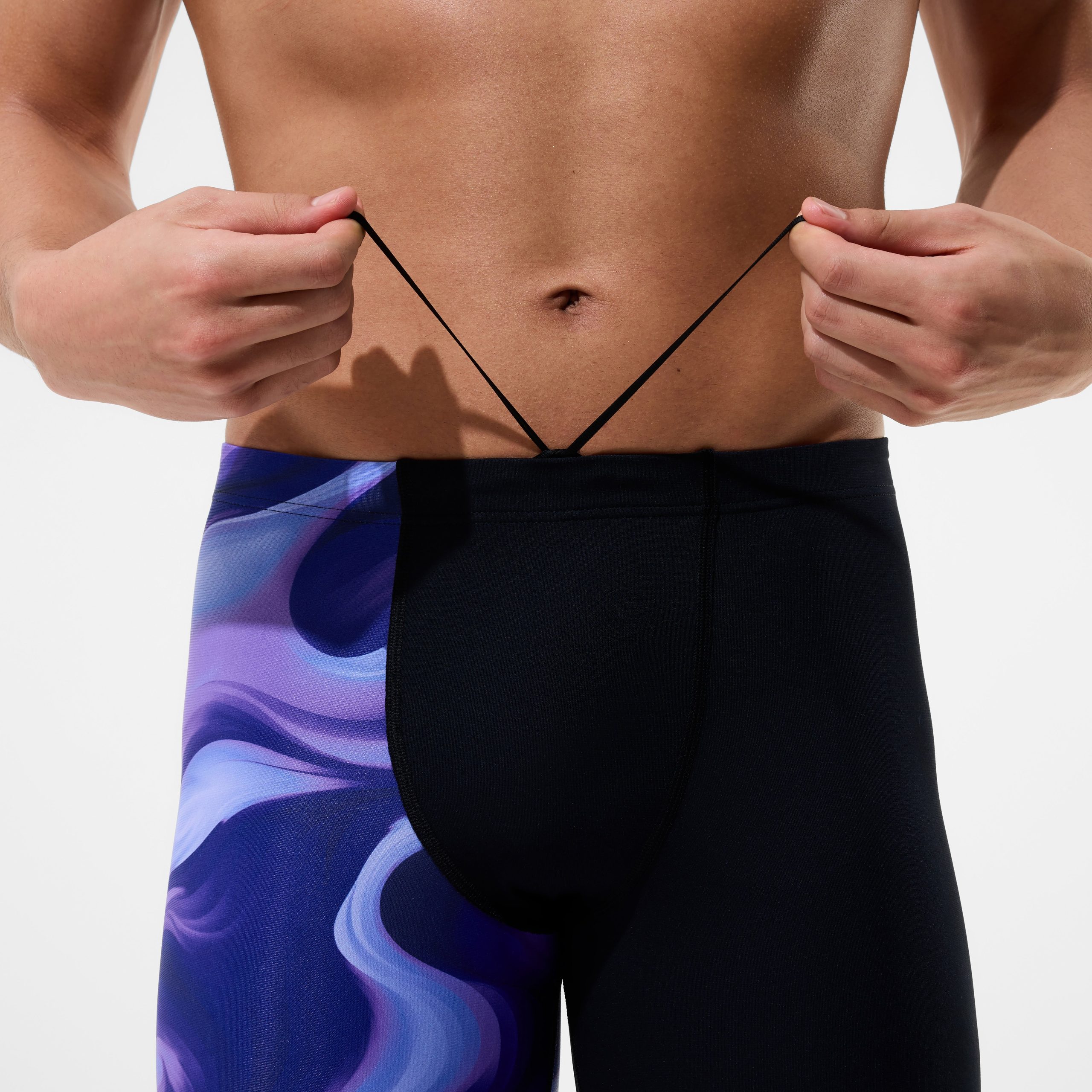 Men's Team Printed Jammer Purple - Image 7