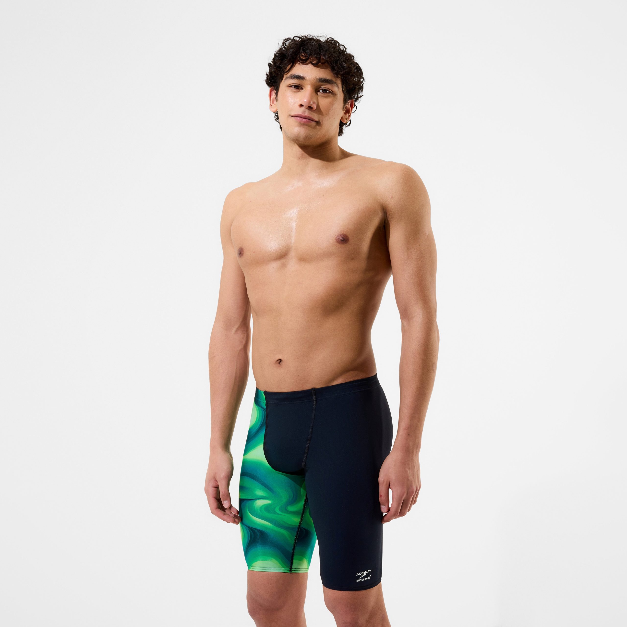 Men's Team Printed Jammer Green - Image 2