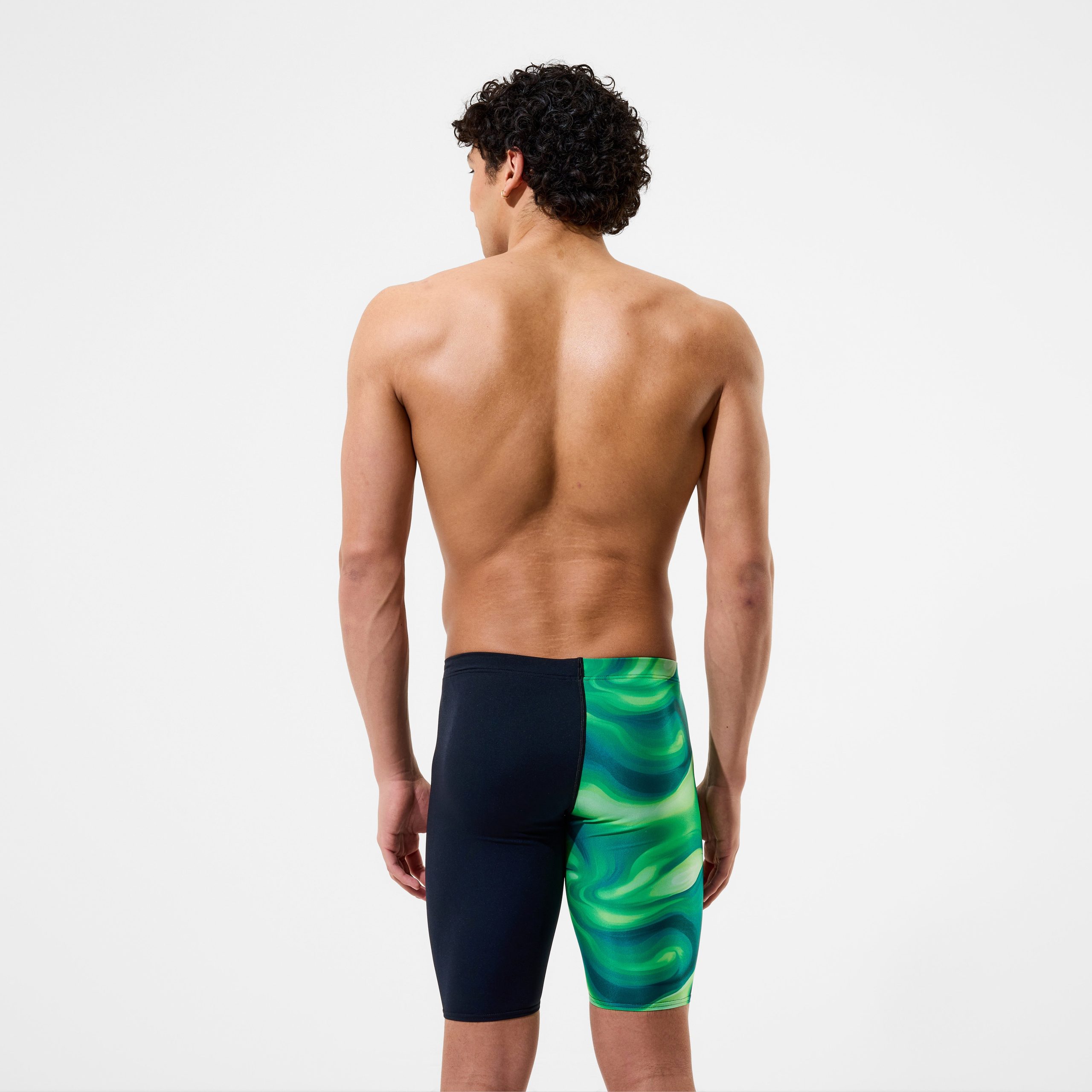 Men's Team Printed Jammer Green - Image 3