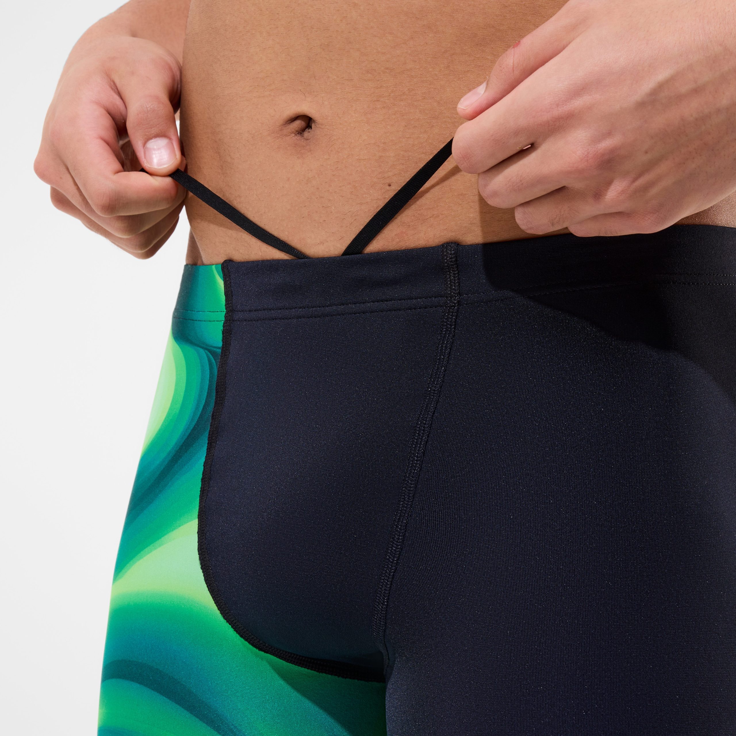Men's Team Printed Jammer Green - Image 7