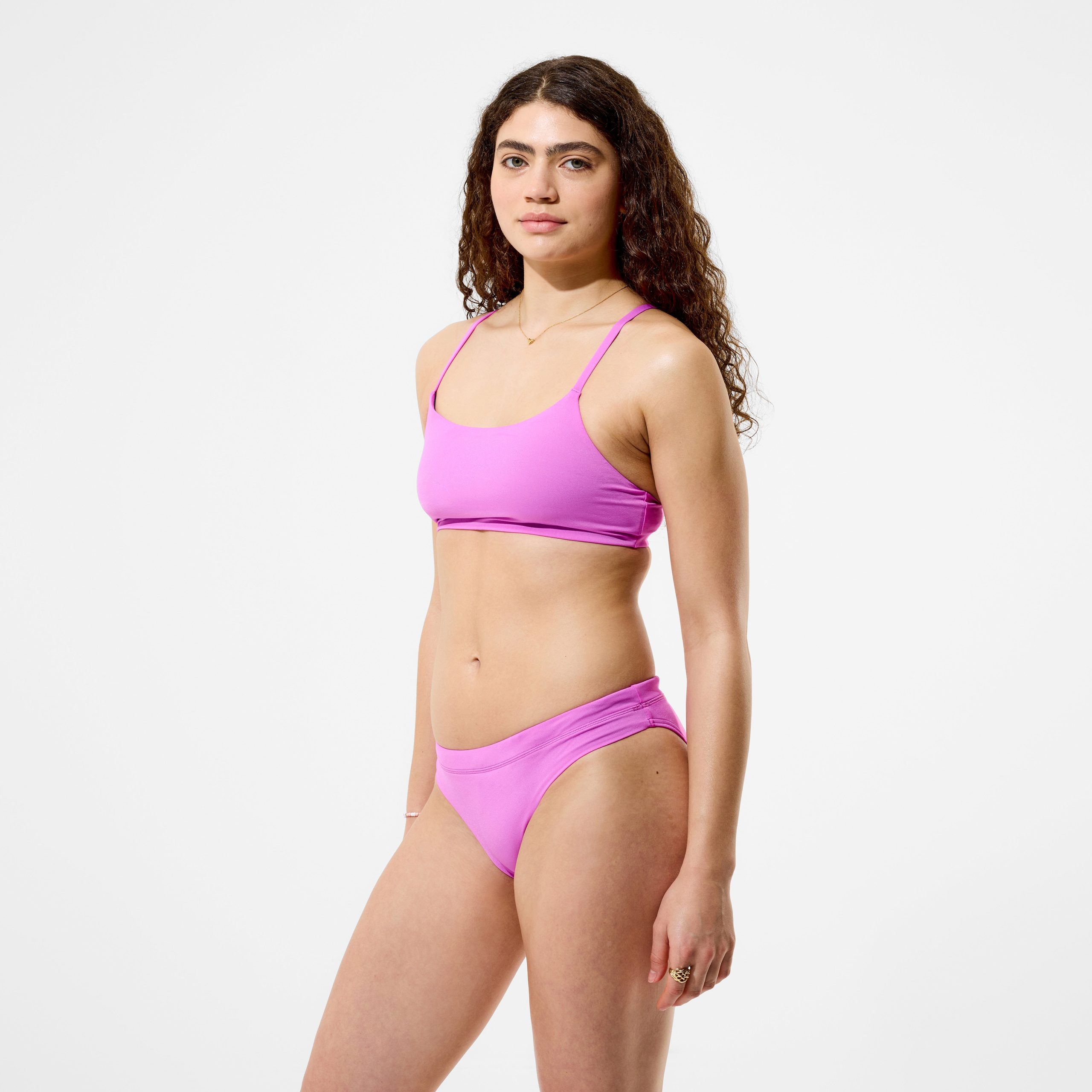 Women's Club Training Cheeky Bikini Bottom Pink - Image 2