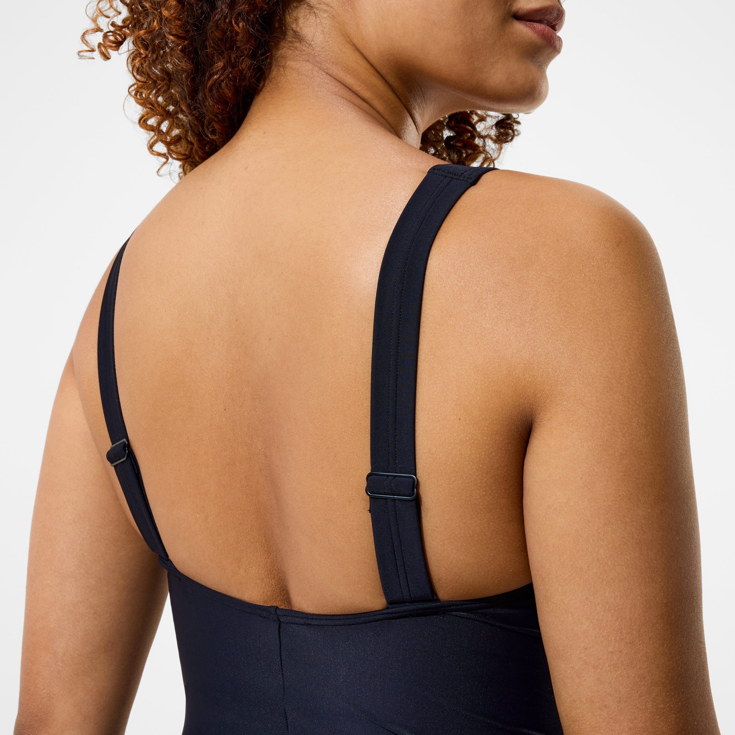 Women's Shirred One Piece Black - Image 6