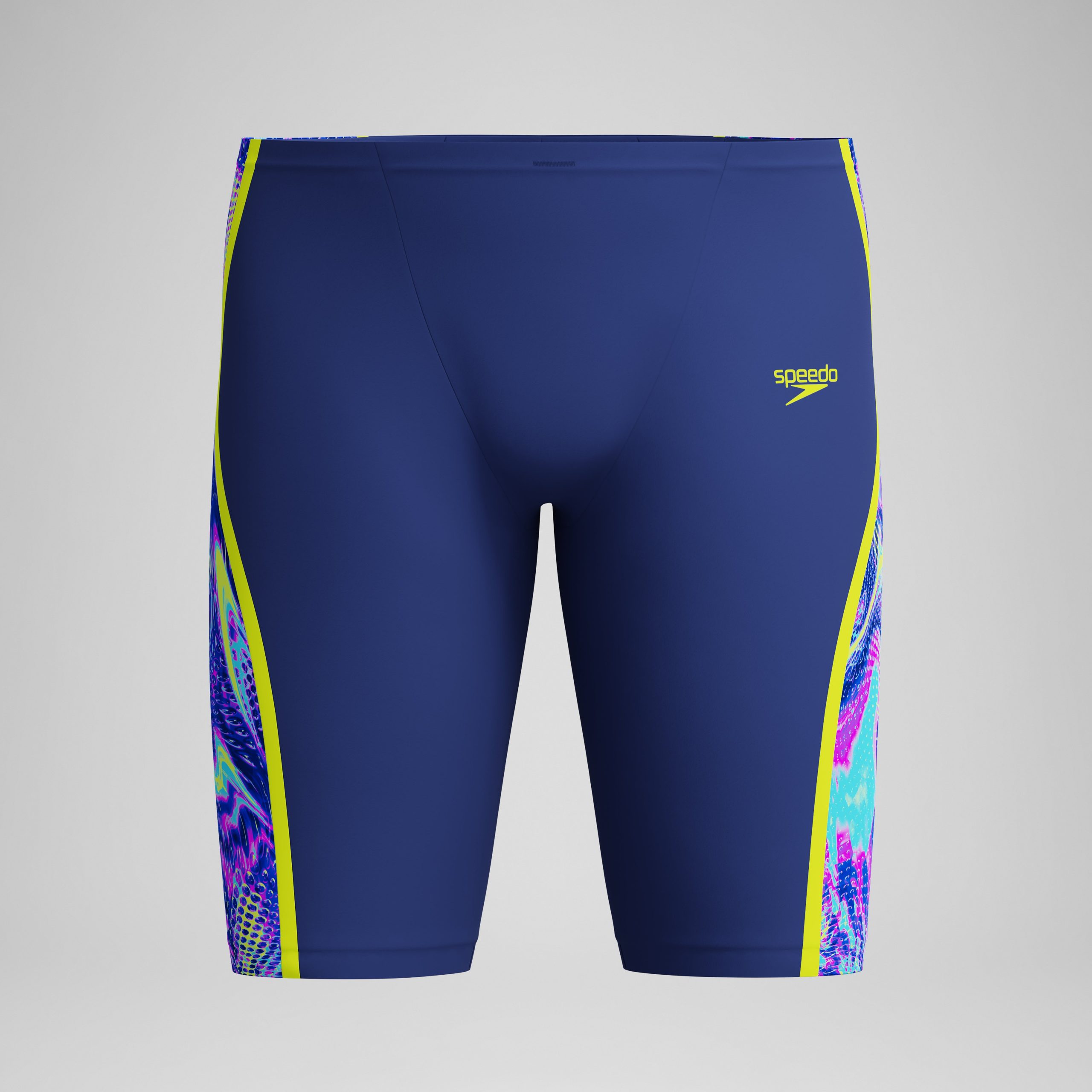 Men's Fastskin LZR Pure Intent 2.0 Jammer Navy/Blue/Yellow - Image 4
