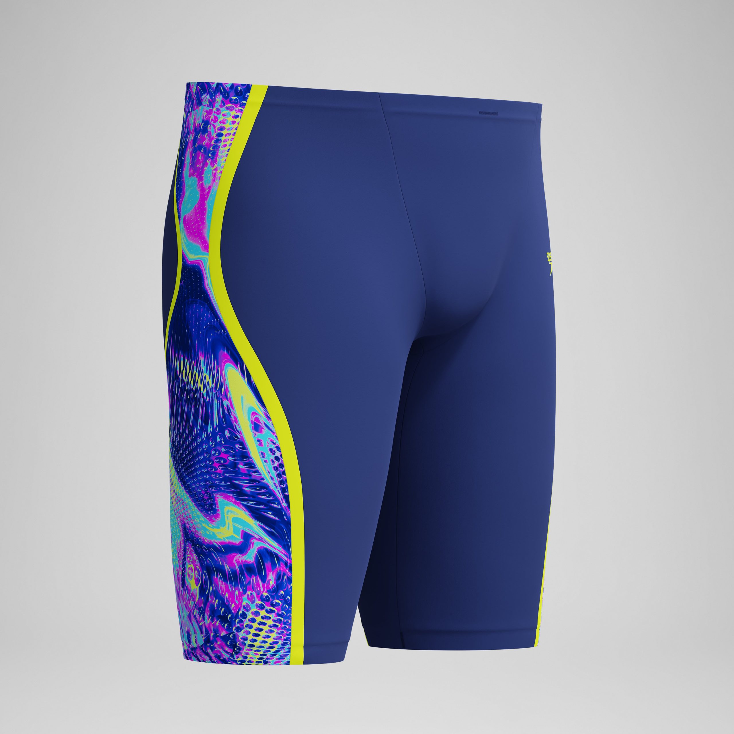 Men's Fastskin LZR Pure Intent 2.0 Jammer Navy/Blue/Yellow - Image 5