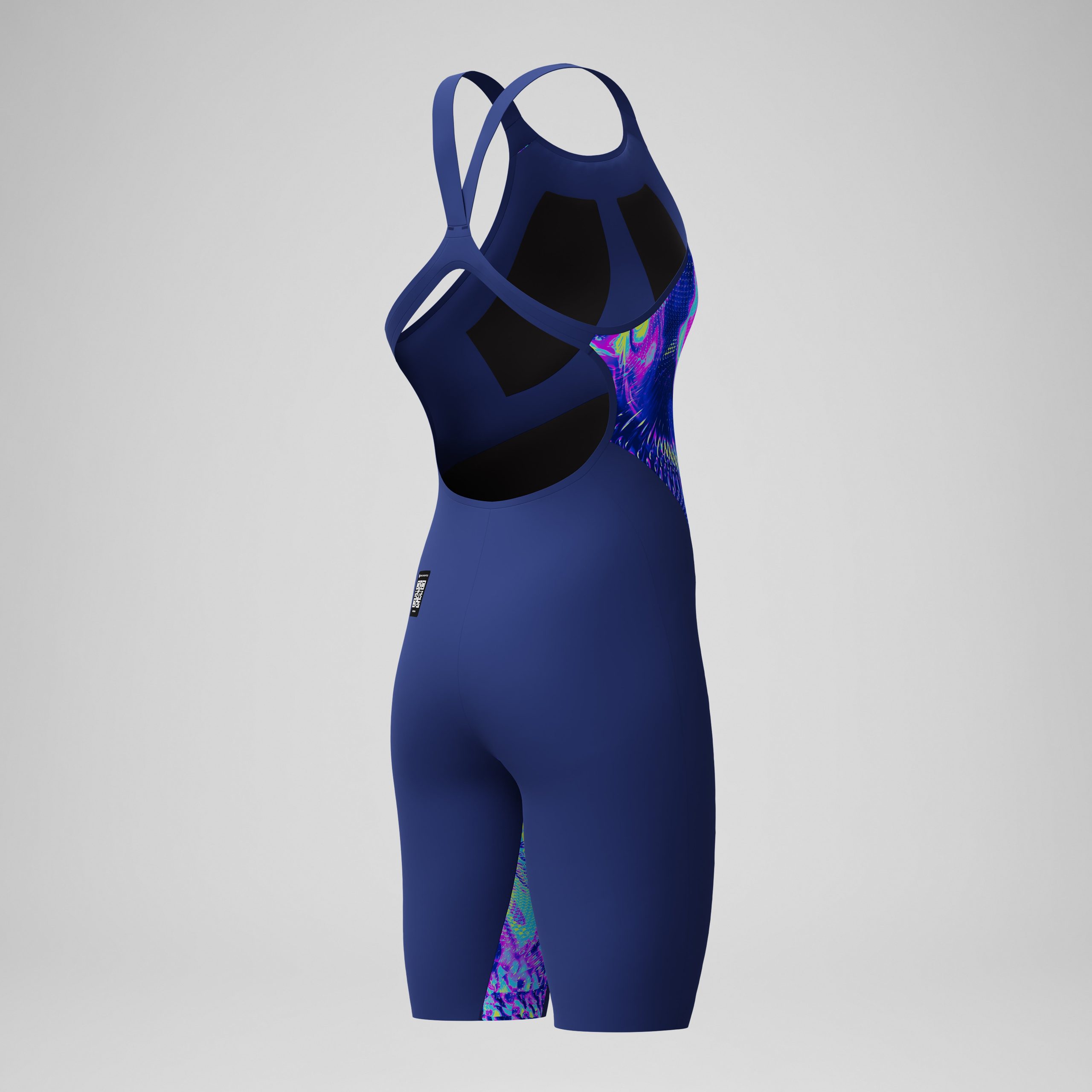 Women's Fastskin LZR Pure Valor 2.0 Openback Kneeskin Blue/Navy - Image 7