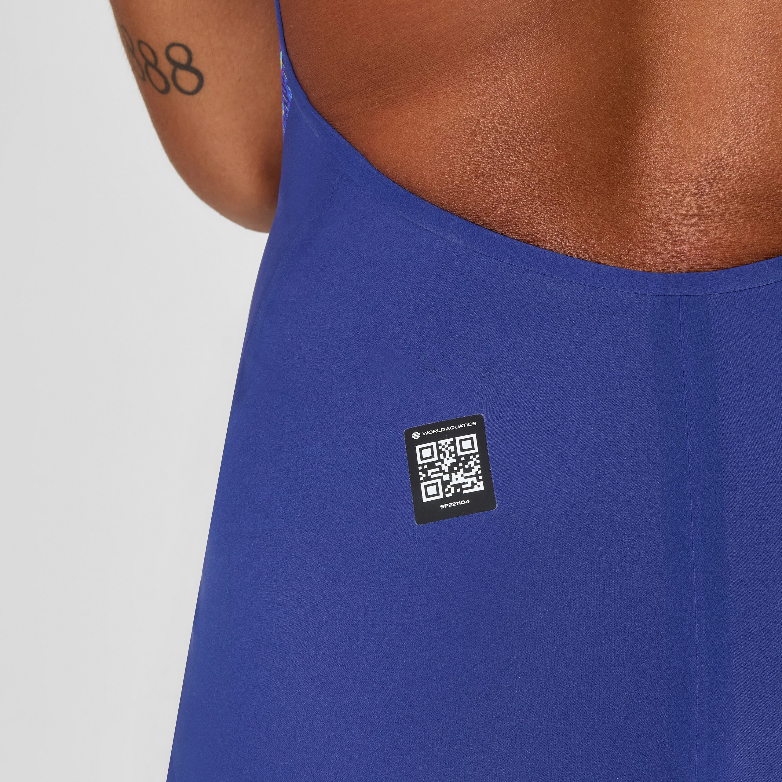 Women's Fastskin LZR Pure Valor 2.0 Openback Kneeskin Blue/Navy - Image 9